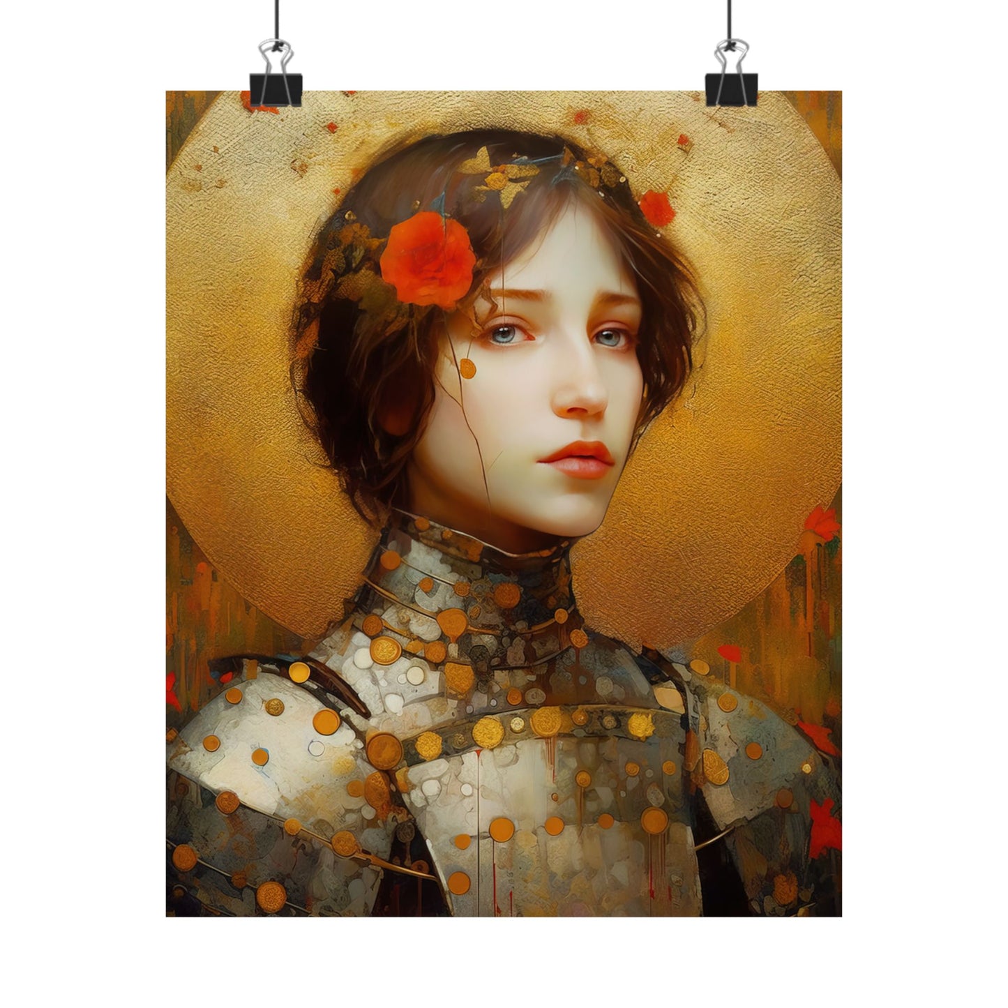 Saint Joan of Arc Print - Sanctified Souls Print - Multiple Sizes - Premium Matte Vertical Posters