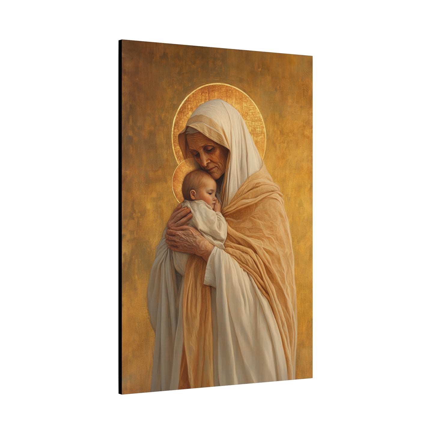 Saint Anna the Prophetess - Museum Wrapped Canvas - Print - Religious Art for your Home - Christian print - Prayer Room Art - Catholic