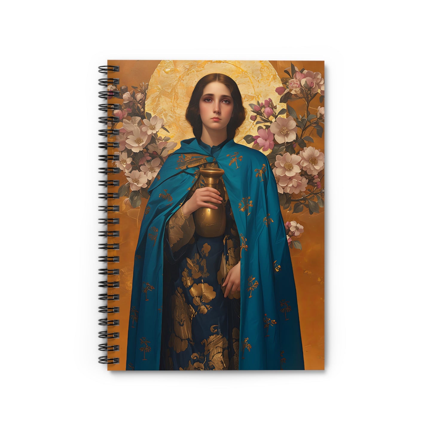 Saint Anastasia the Patrician of Alexandria Spiral Journal - Sanctified Souls Art - Religious Based Notebook - Spiral Notebook