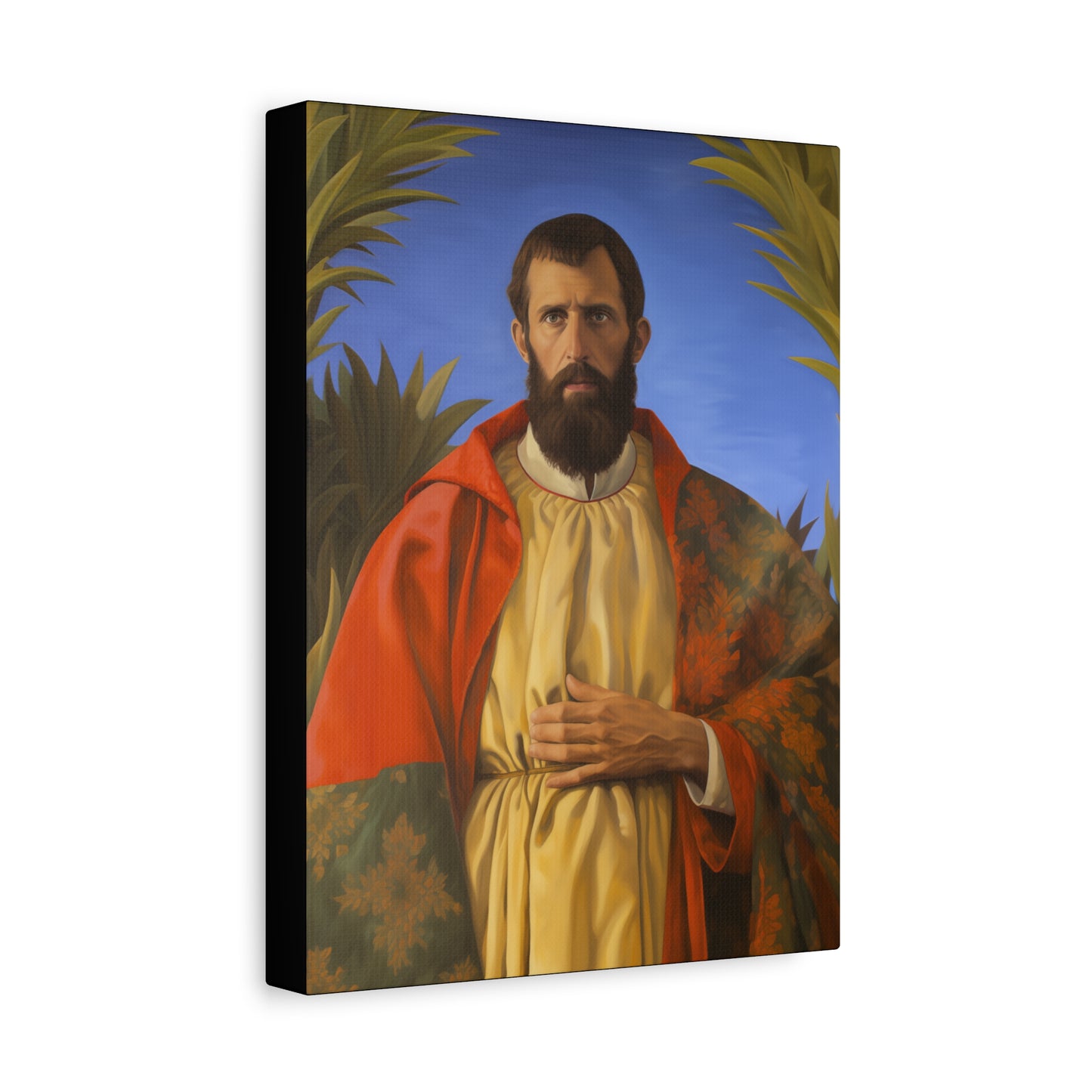 Saint Thomas the Apostle - Museum Wrapped Canvas - Sanctified Souls Print - Religious Art for your Home