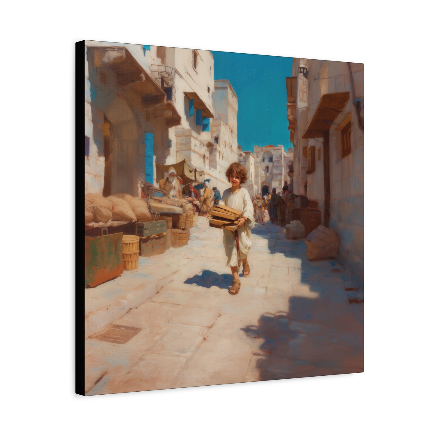 Nazareth and the Hidden Light of Christ - Gallery Wrapped Canvas - Print - Religious Art for your Home - Catholic Art
