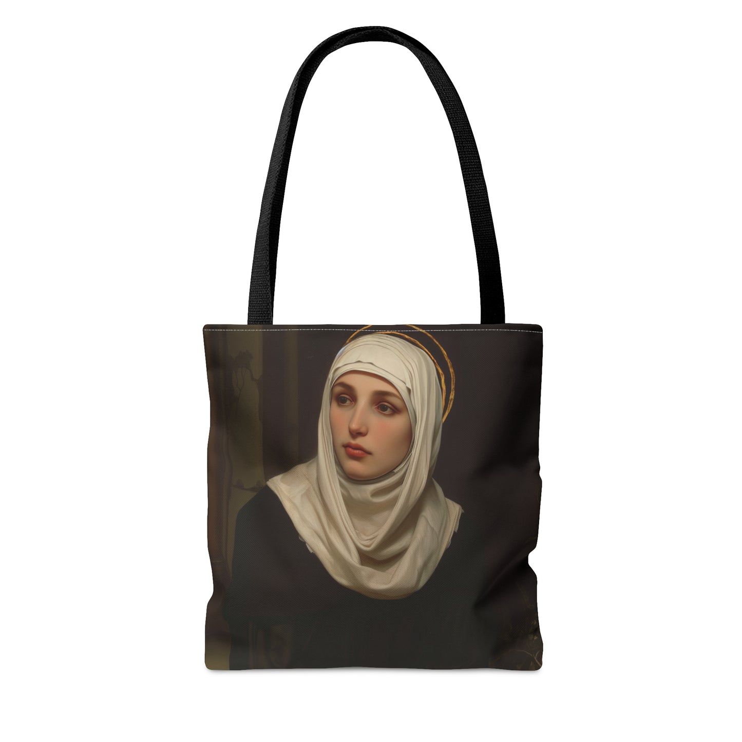 Saint Angela Merici Tote Bag - Purse - Three sizes - Large Medium Small Faith Art Bag - Catholic faith carry-all purse - Double Sided
