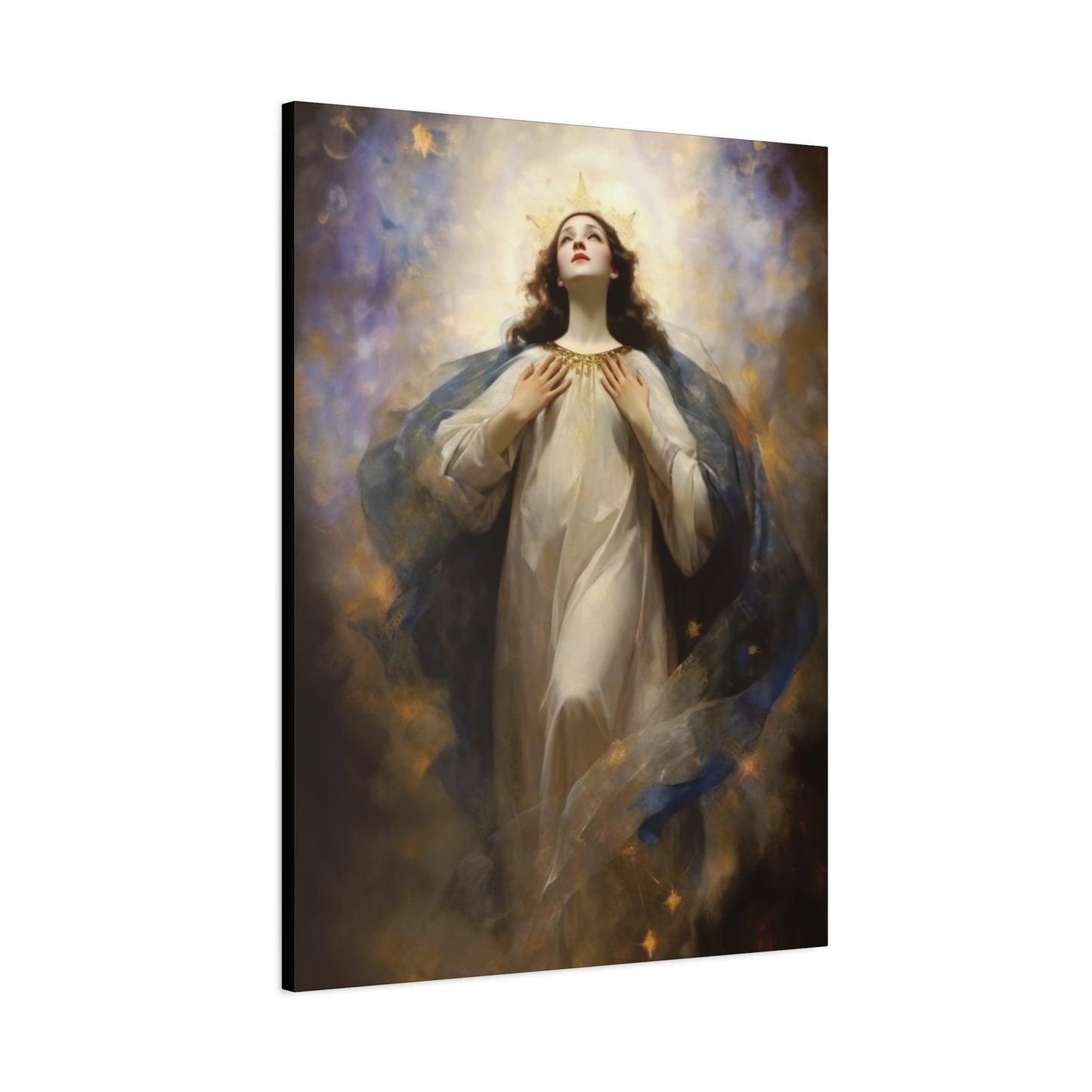 The Assumption of Mary - Museum Wrapped Canvas - Sanctified Souls Print - Religious Art for your Home