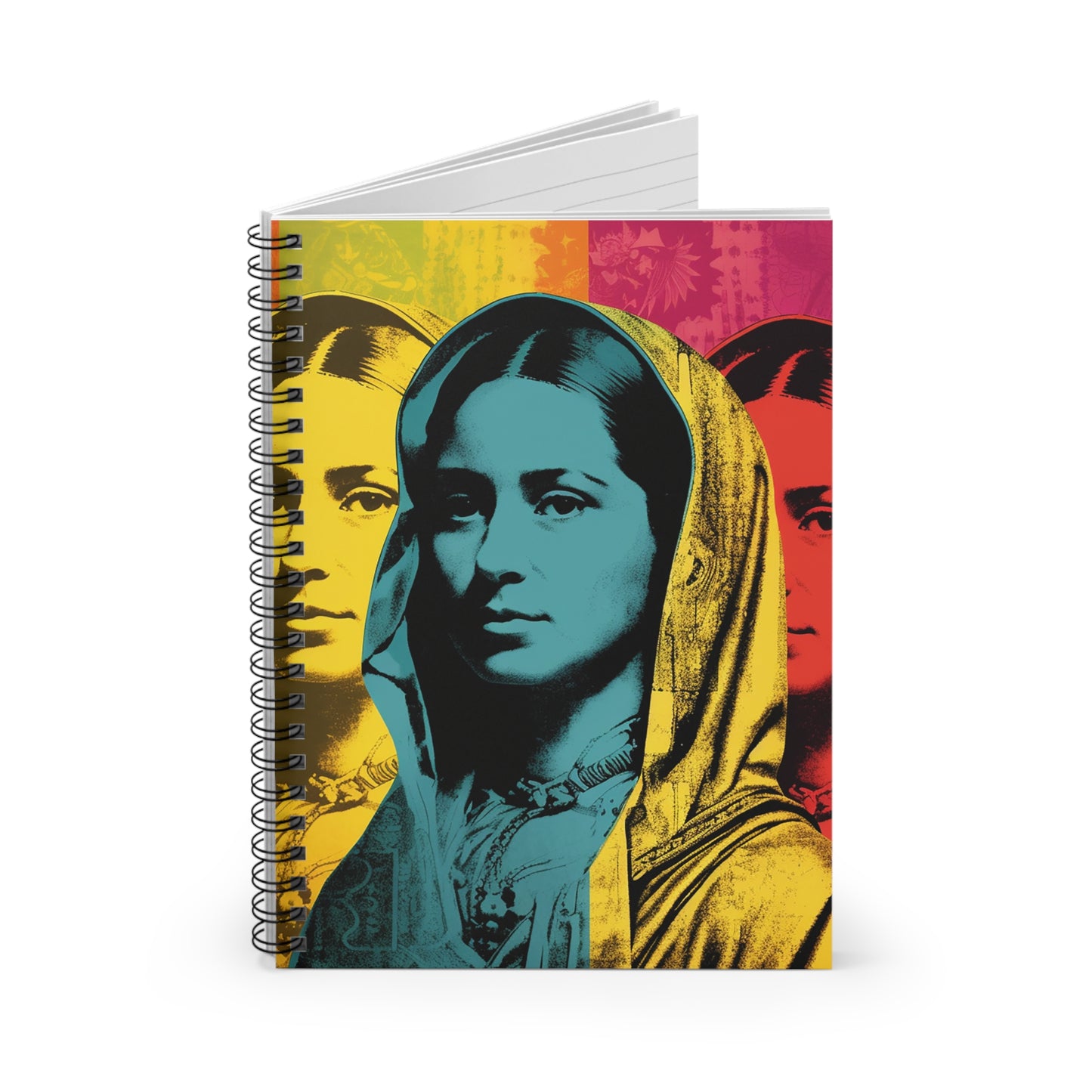 Our Lady of Guadalupe Journal - Sanctified Souls Art - Religious Based Notebook - Spiral Notebook - Ruled Line