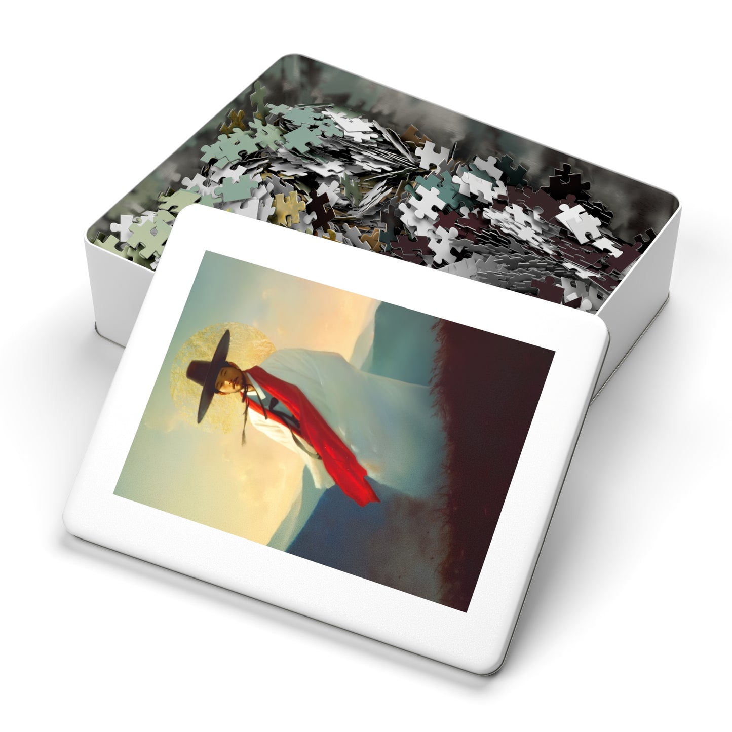 Saint Andrew Kim Taegon - Puzzle and Tin - Religious Jigsaw Puzzle (30, 110, 252, 500,1000) - Gift Catholic Families - Martyr of the Church