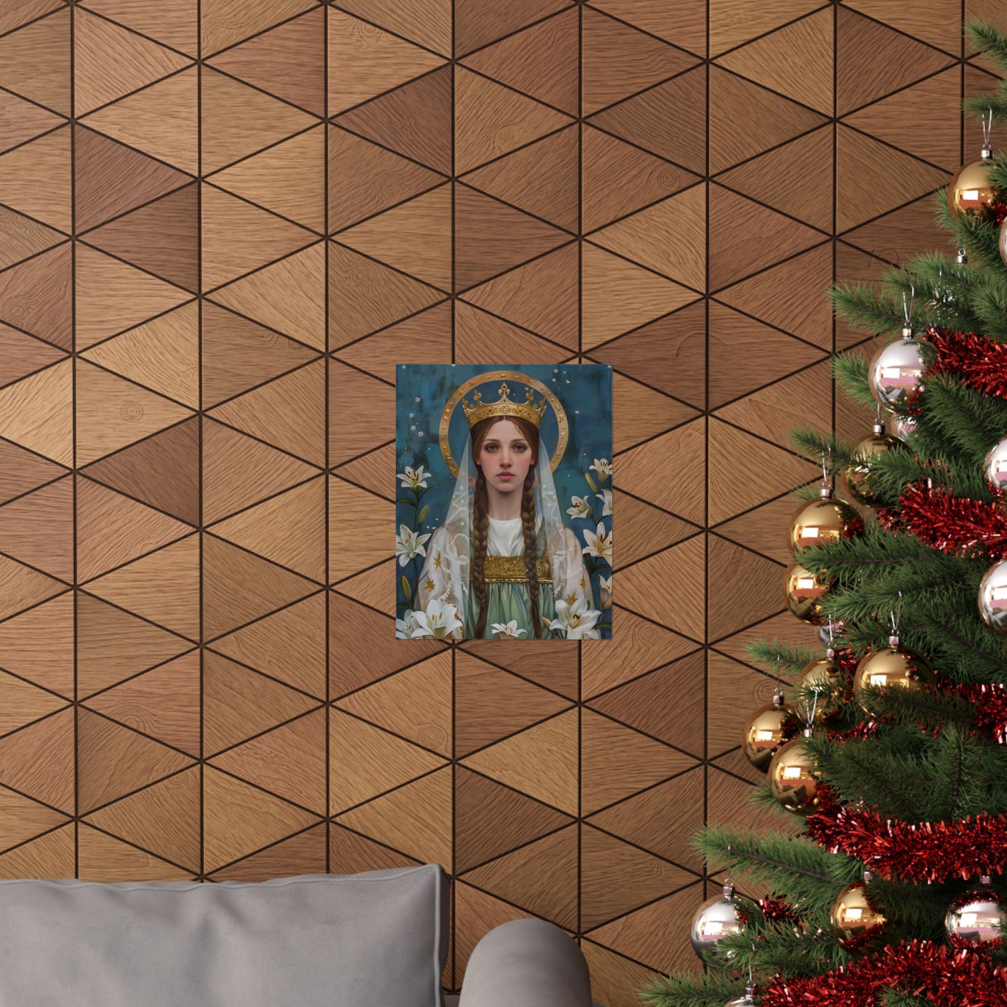 Saint Isabel of France - Sanctified Souls Print - Multiple Sizes - Premium Matte Vertical Posters - Matilda of Ringelheim