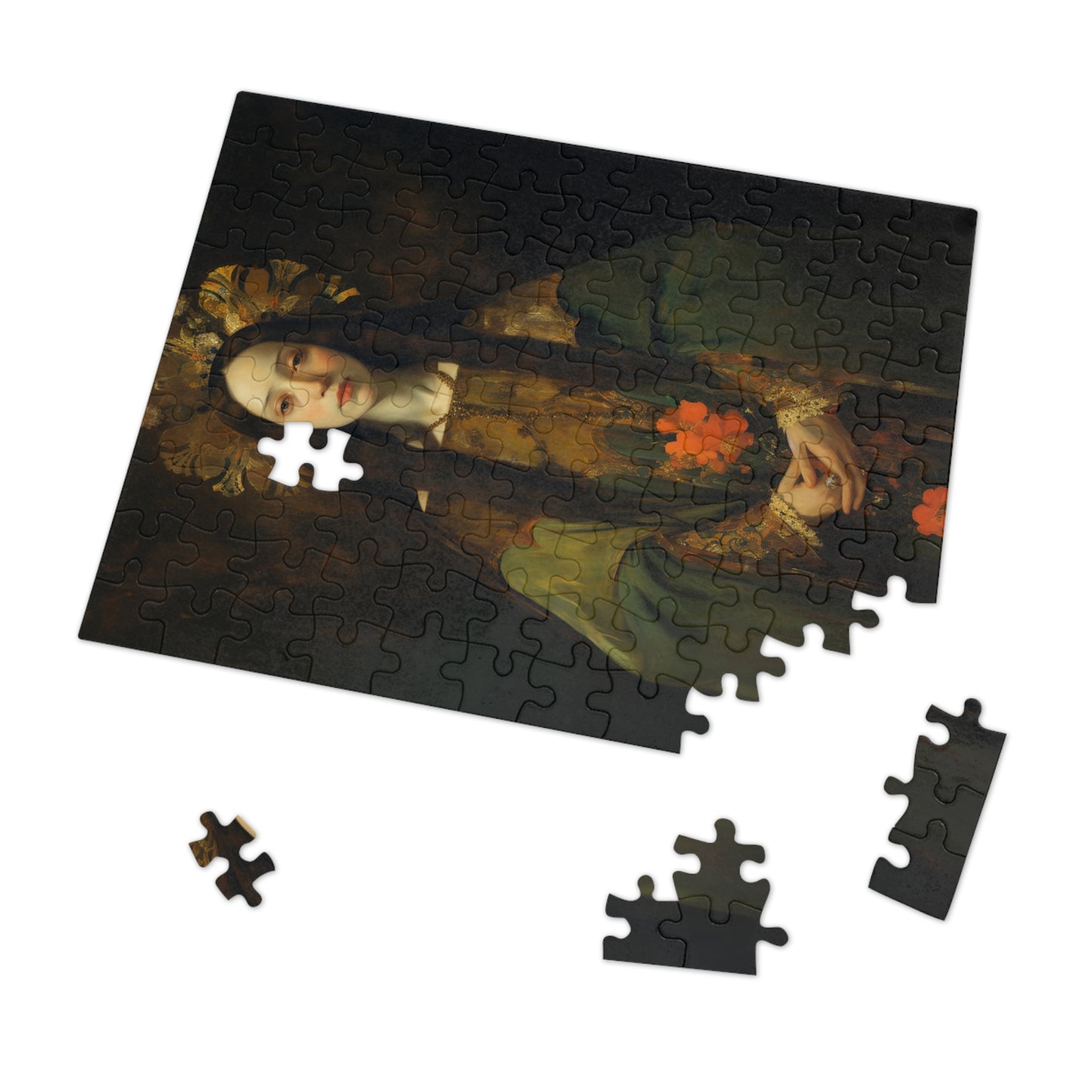 Saint Elizabeth of Portugal - Puzzle and Keepsake Tin - Religious Jigsaw Puzzle (30, 110, 252, 500,1000-Piece) - Religious Puzzle