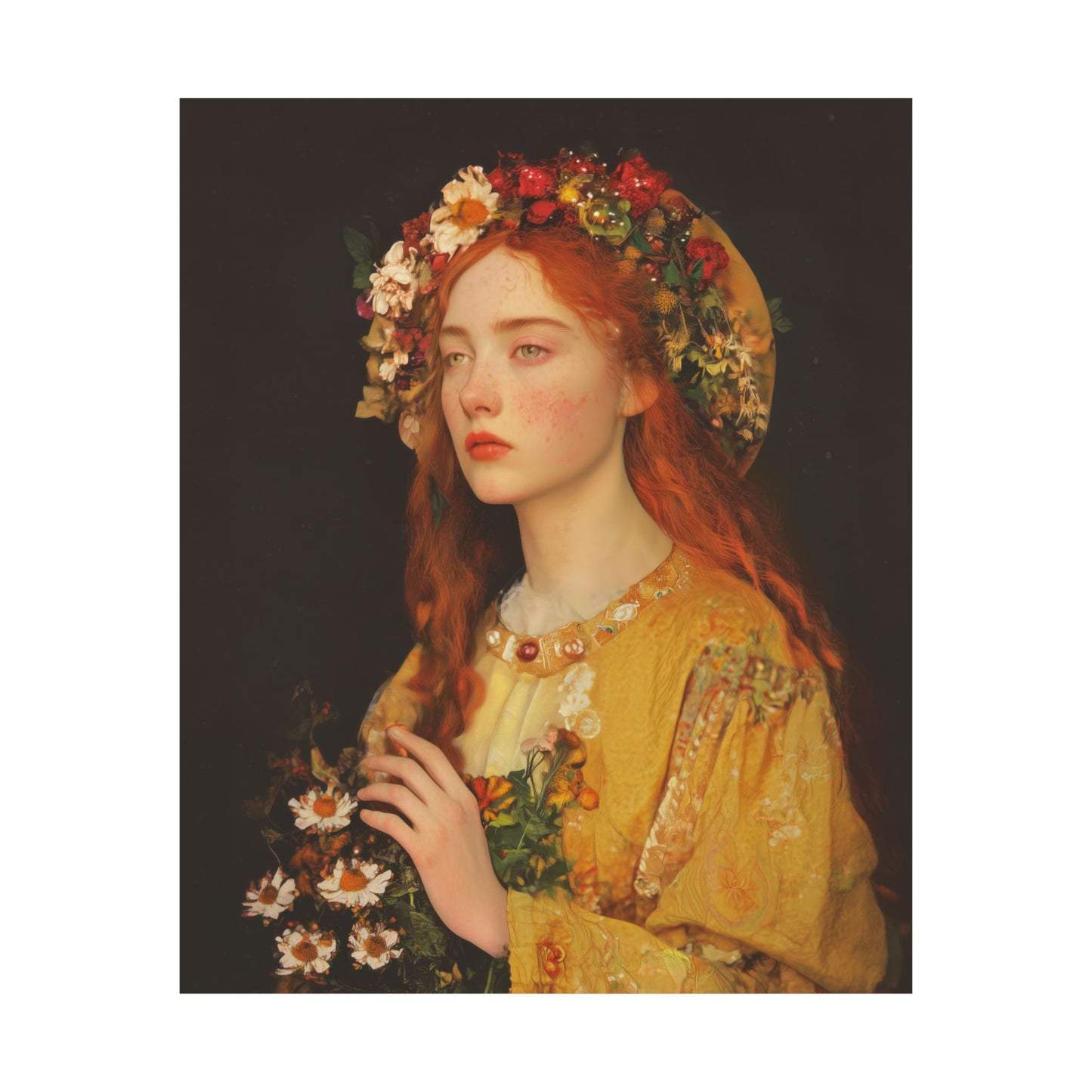 Radiance of Repentance - Mary Magdalene's Renewal - Catholic home - Multiple Sizes - Premium Poster - Catholic Art - Christian Decor