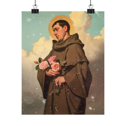 Saint Didacus of Alcala - Sanctified Souls Print - Multiple Sizes - Premium Matte Vertical Posters