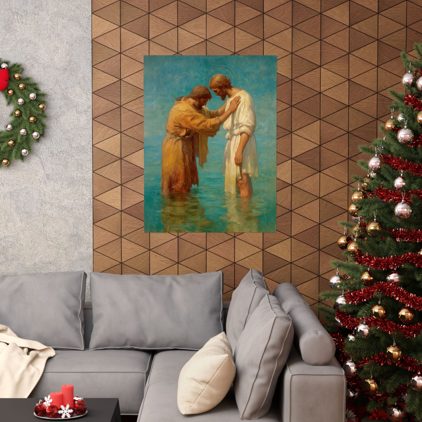 Saint John the Baptist, Servant of the Dawn - Sanctified Souls Print - Multiple Sizes - Premium Matte Vertical Posters