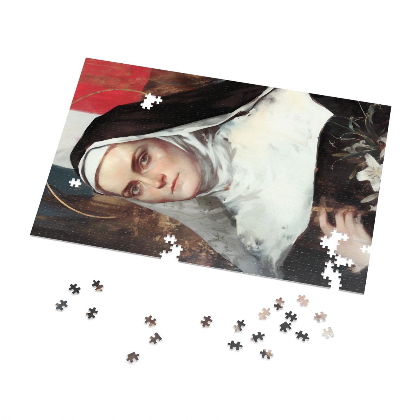Saint Jeanne-Antide Thouret - Puzzle and Keepsake Tin - Religious (30, 110, 252, 500,1000) - Religious Puzzle - Gifts for Catholic Families