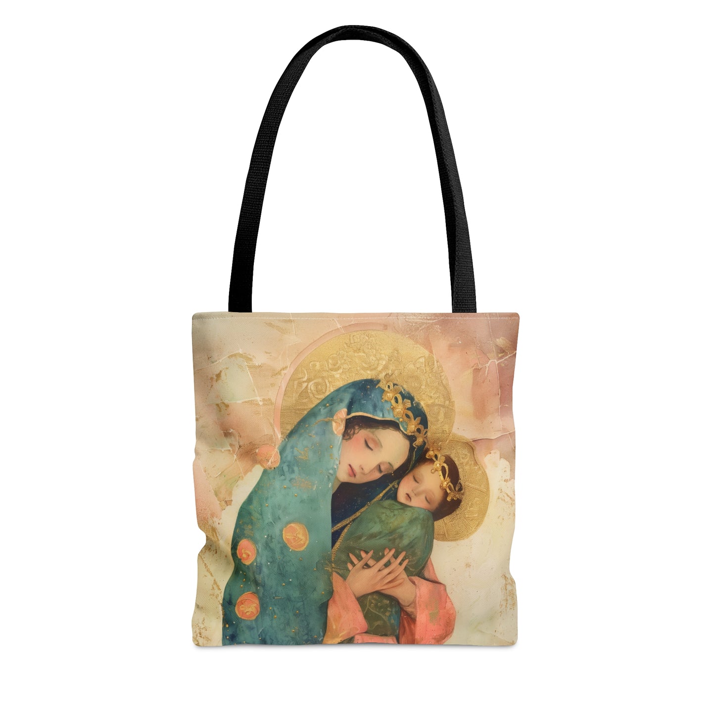 The Sweet Advocate of Souls - Mary, Help of Christians Tote Bag - Large Medium Small Faith Art Bag - Catholic Faith Purse - Double Sided