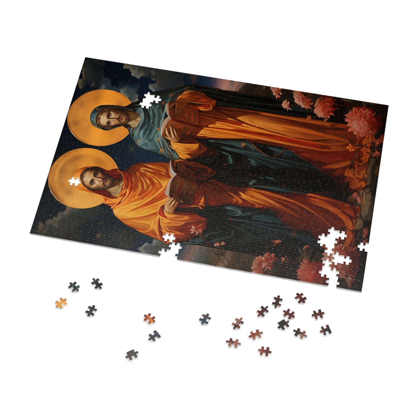 Saints Cosmas and Damian - Puzzle and Keepsake Tin - Religious Jigsaw Puzzle (30, 110, 252, 500,1000-Piece) - Religious Puzzle