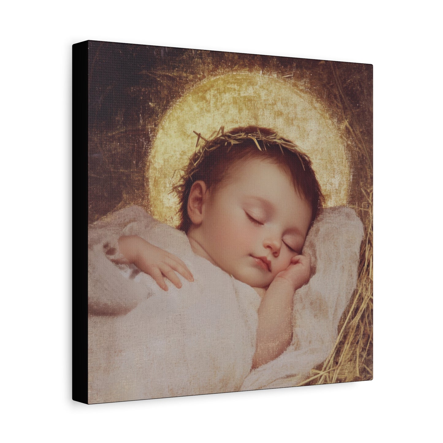 The Christ Child Born Into the Quiet of the World - Gallery Wrapped Canvas - Print - Religious Art for your Home - Catholic Art Print