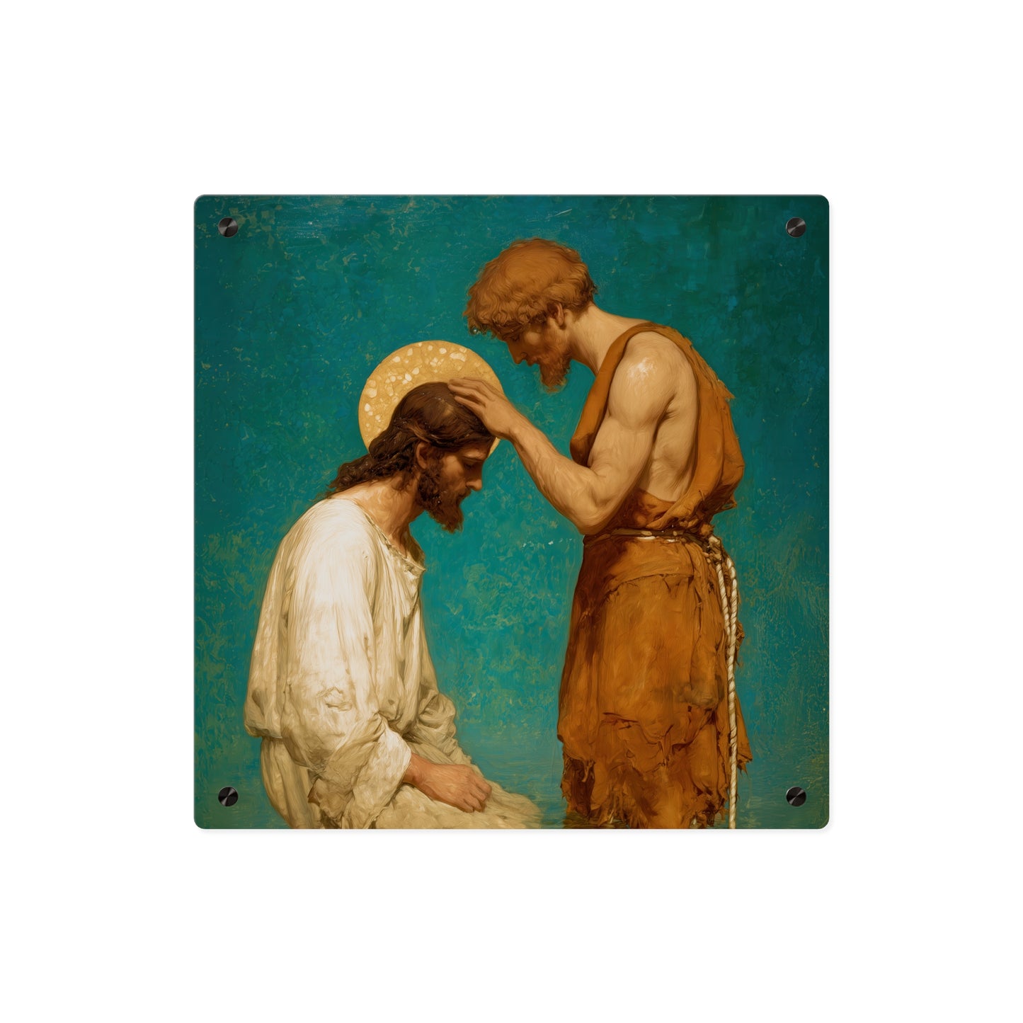Saint John the Baptist, The Prophet and the Promise - Acrylic Wall Art Panel - Ready to Hang Acrylic Print - Catholic Saint Art
