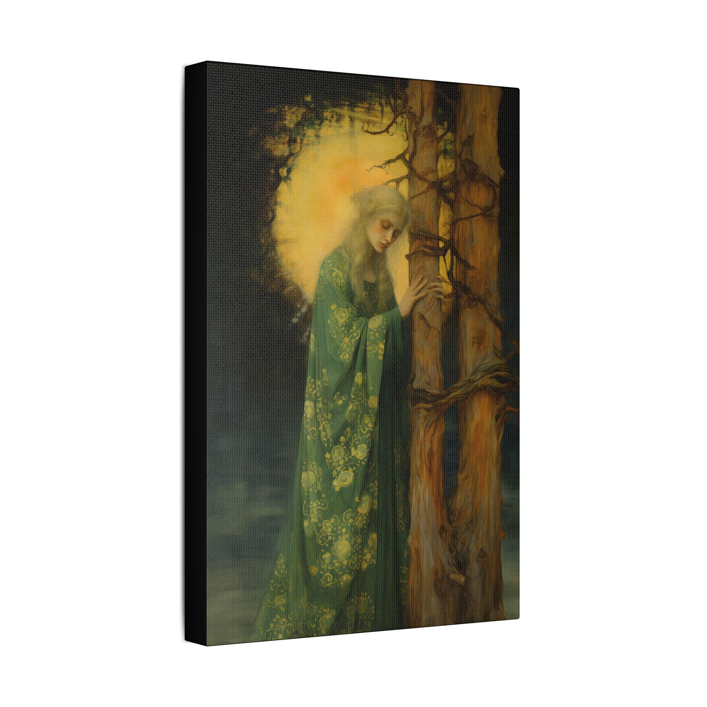 Saint Afra Canvas Print - Multiple Sizes - Catholic Home art - Gallery Wrapped Canvas - Sanctified Souls Print