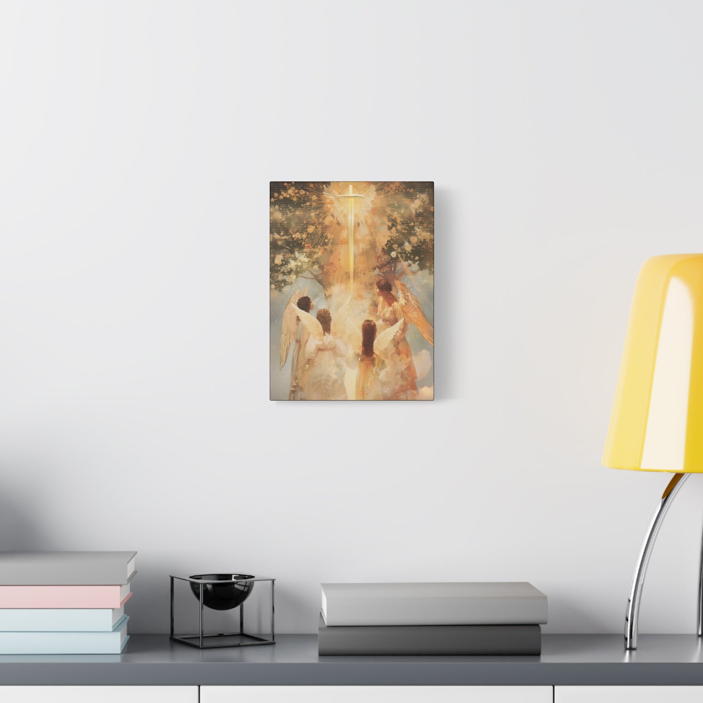 The Watchers of the First Dawn - Guardians of Eden - Gallery Wrapped Canvas - Print - Religious Art for your Home - Catholic Art