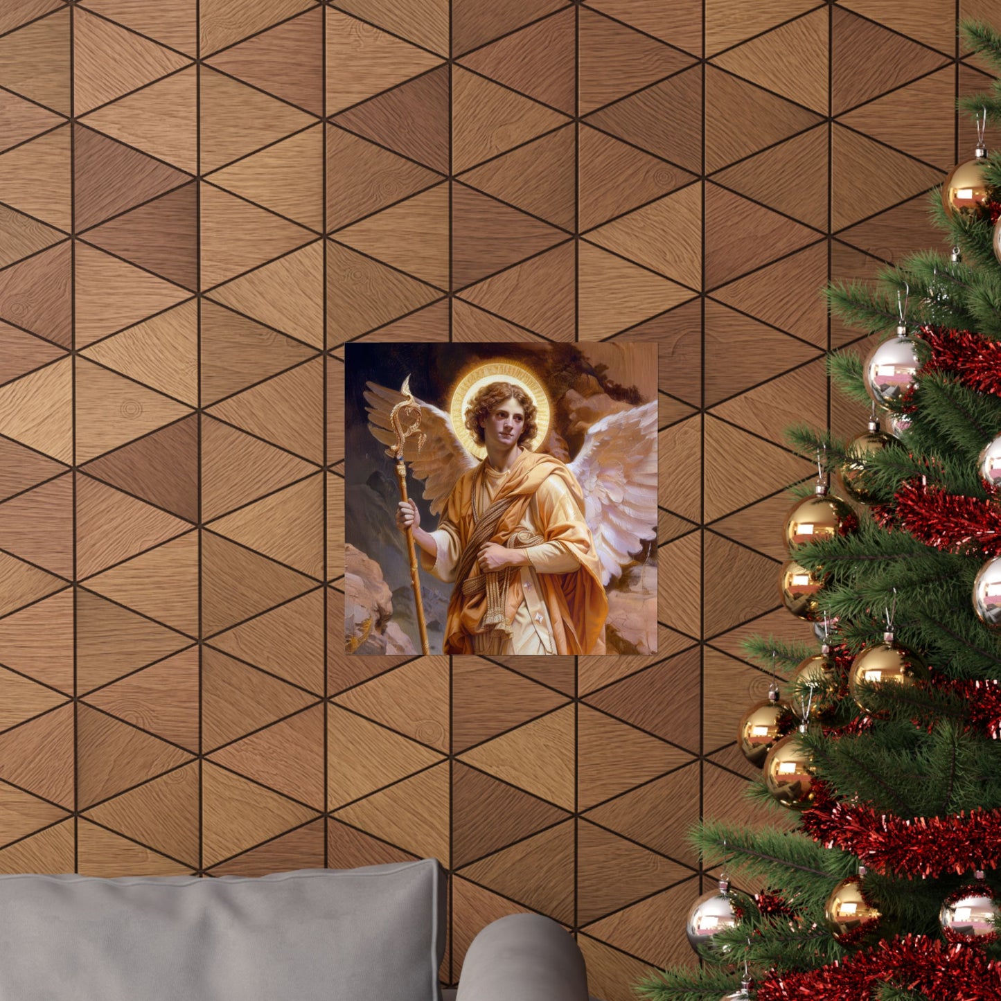Saint Raphael the Archangel - Sanctified Souls Print - Multiple Sizes - Premium Matte Vertical Posters