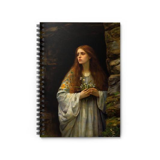 Saint Mary Magdalene : Witness to Resurrection Journal - Sanctified Souls Art - Religious Based Notebook - Spiral Notebook - Ruled Line