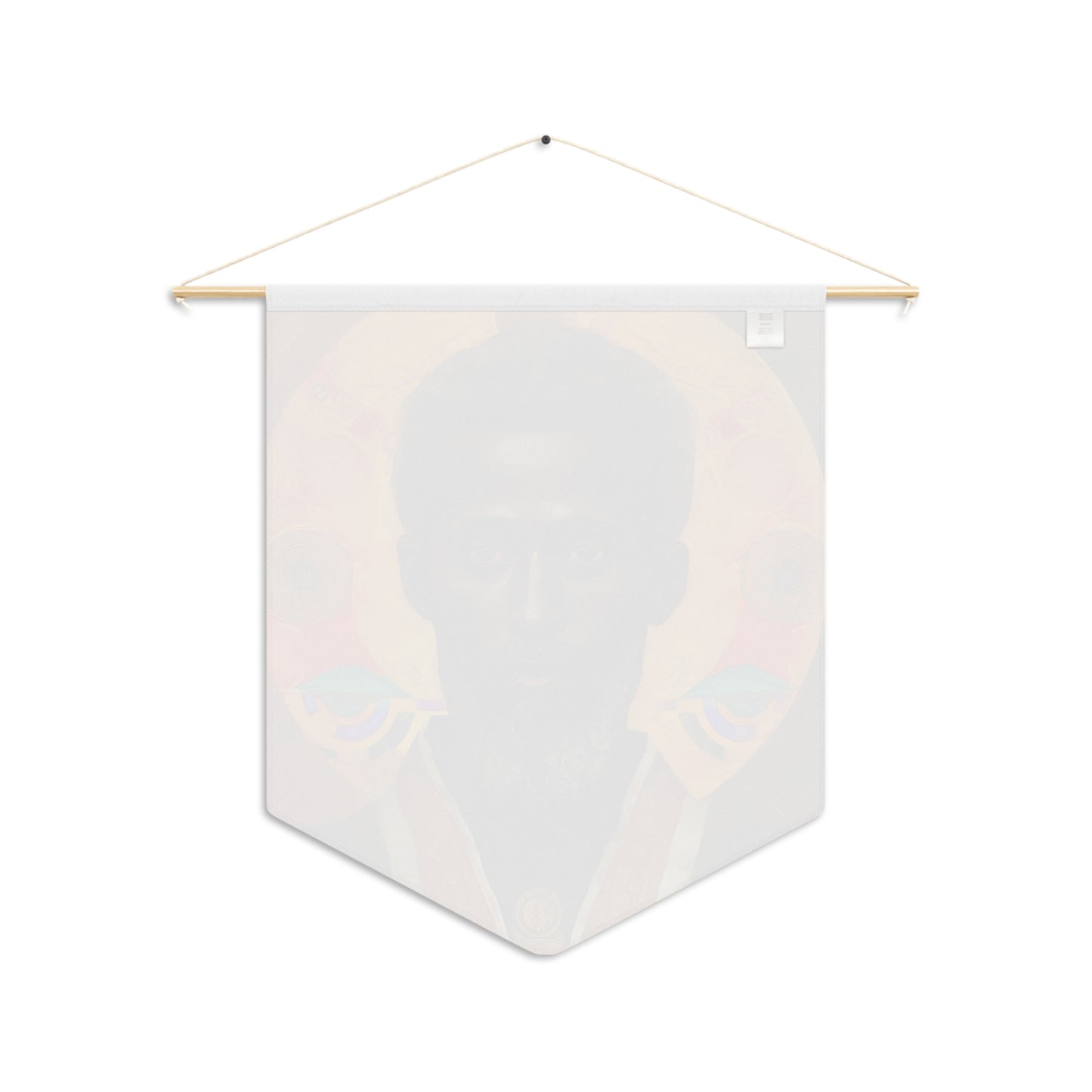 Saint Frumentius Wall Banner / Wall Hanging - Prayer room art - Catholic Home Art - Large Print - 18" x 21"