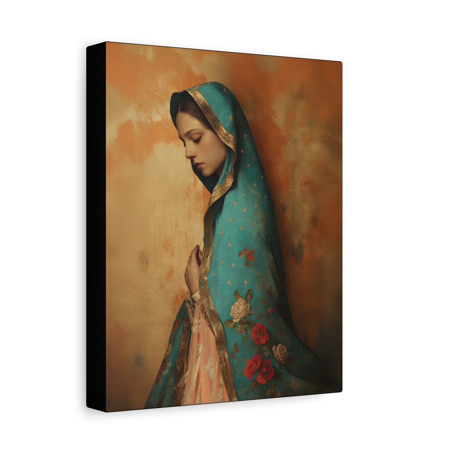 Our Lady of Guadalupe - Gallery Wrapped Canvas - Print - Religious Art for your Home - Catholic Art