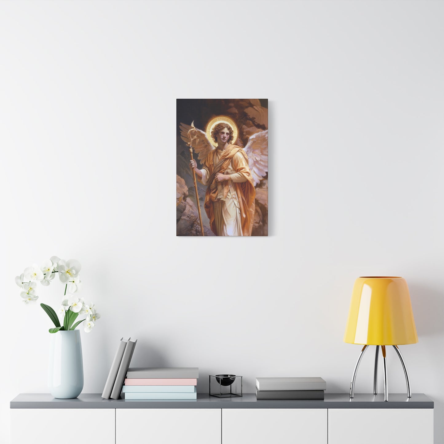 Saint Raphael the Archangel - Gallery Wrapped Canvas - Print - Religious Art for your Home - Catholic