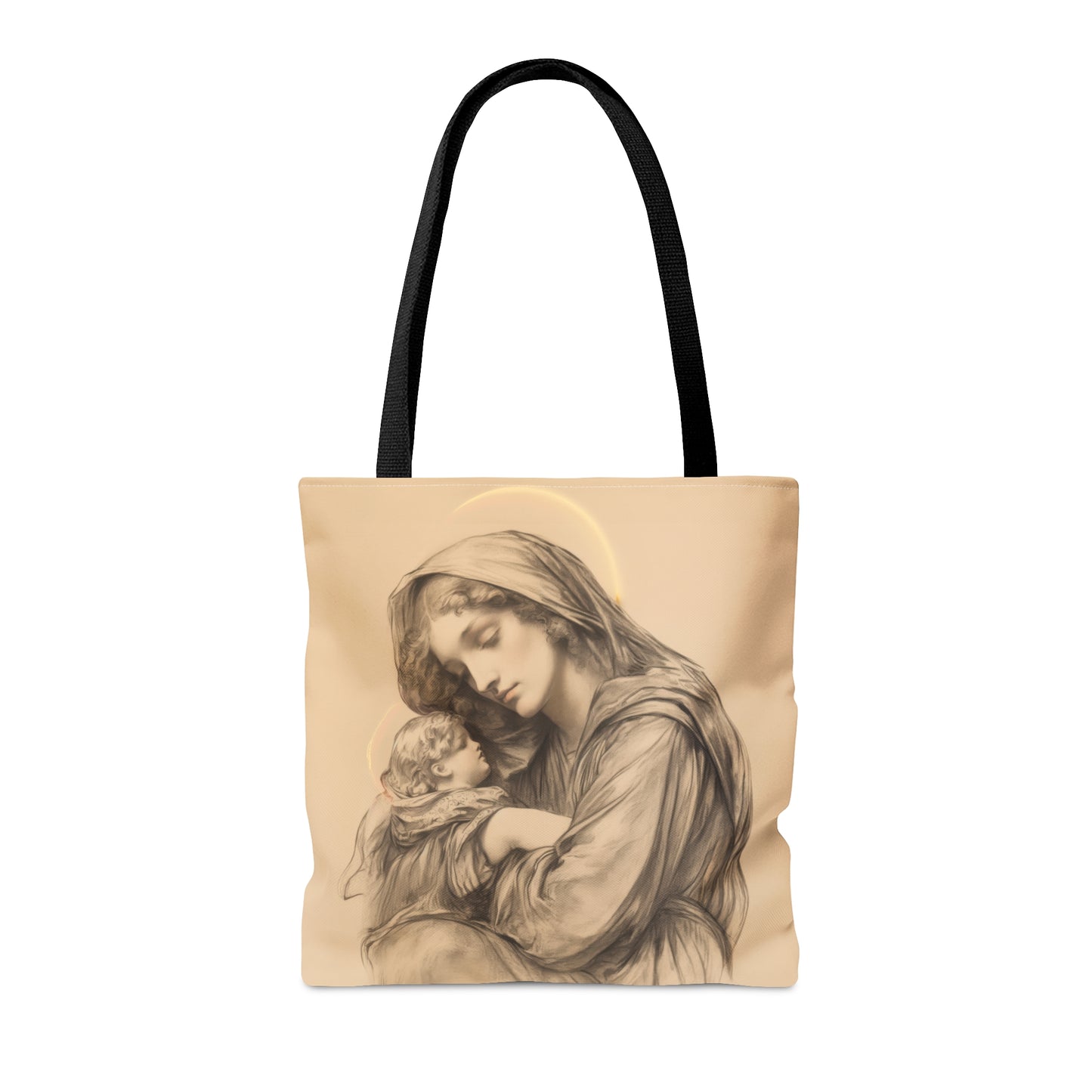 Grace Unveiled - The Nativity of the Virgin Mary Tote Bag - Large Medium Small Faith Art Bag - Catholic Faith Purse - Religious - Bible Bag
