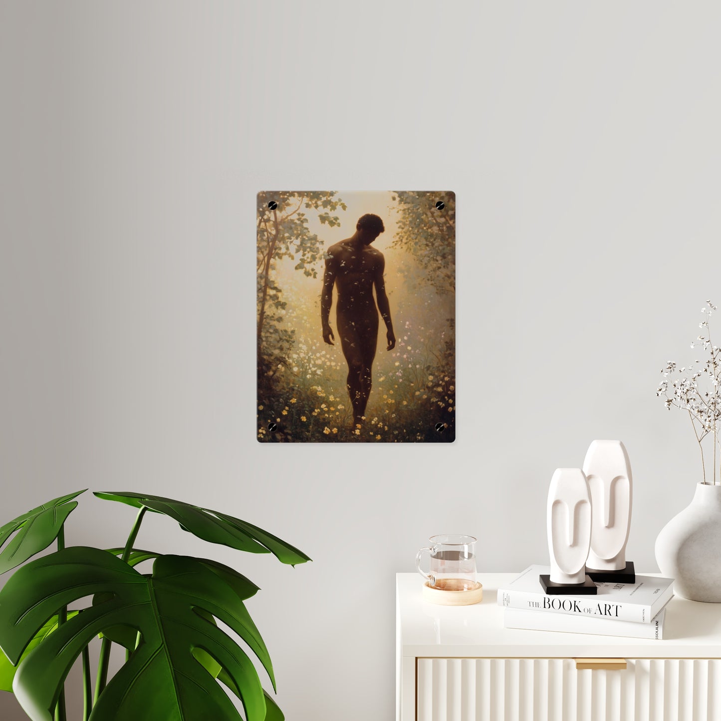 Saint Adam Wall Art Panel - Ready to Hang Acrylic Print - Catholic Saint Art - Patron Saint Print - No Frame needed