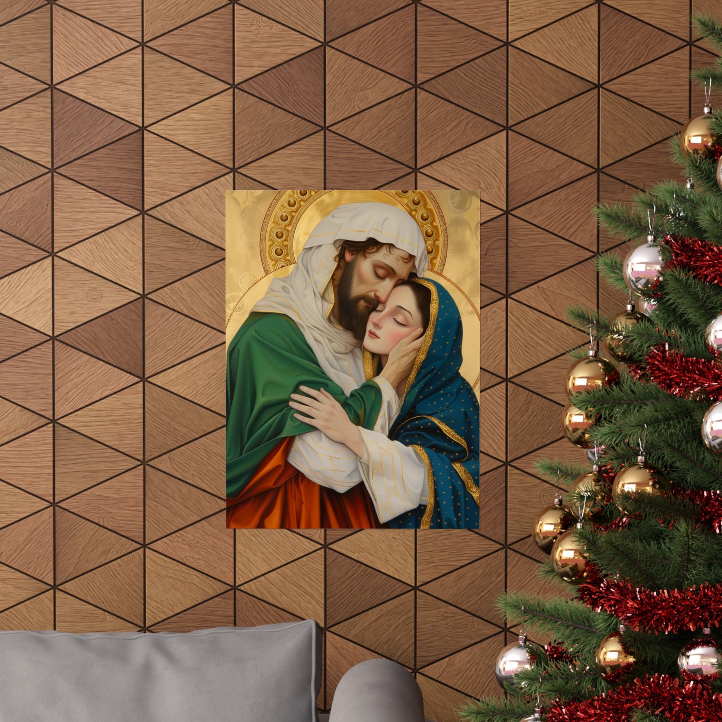 Saints Aquila and Priscilla - Sanctified Souls Print - Multiple Sizes - Premium Matte Vertical Posters - Catholic Art for the home