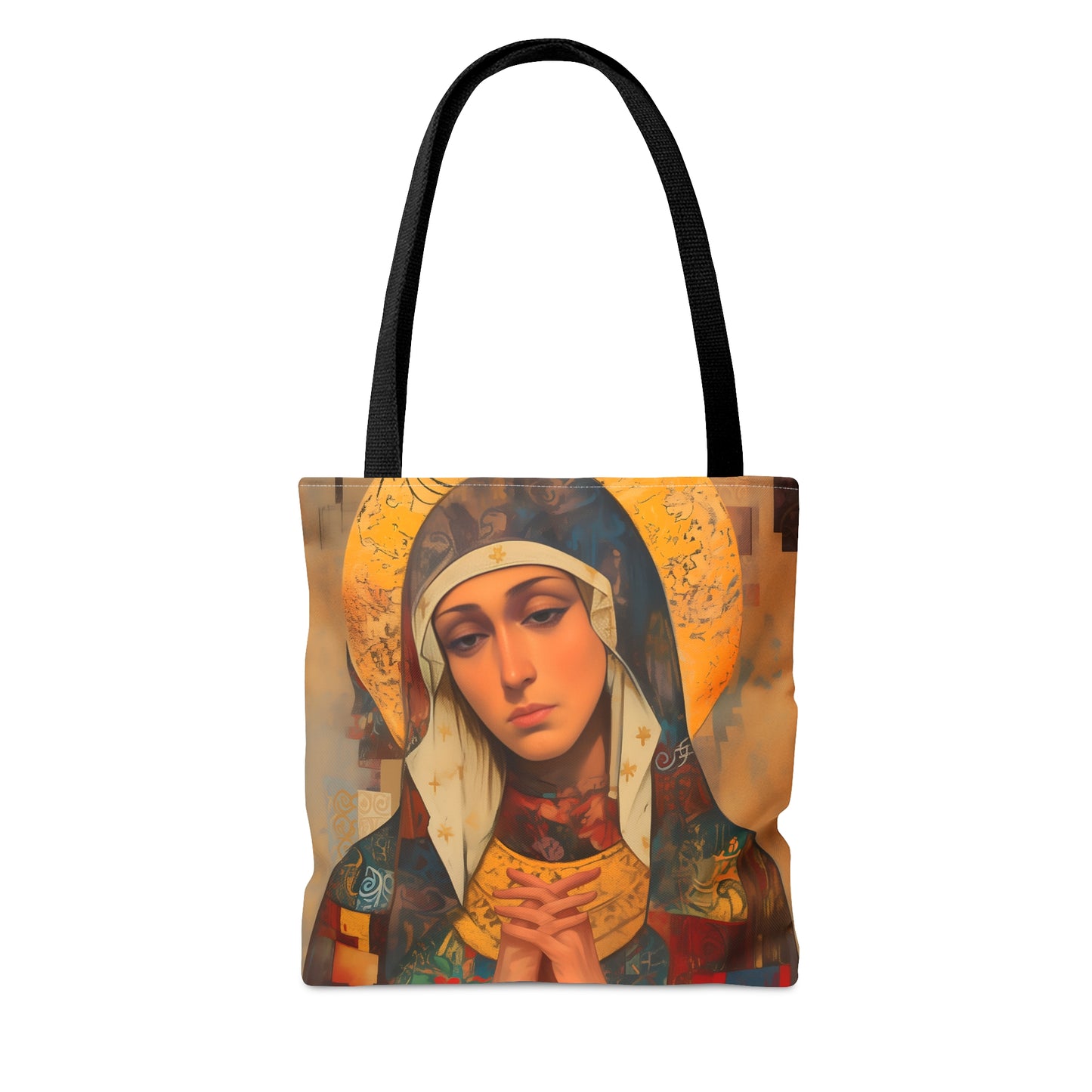 Virgin Mary - Holy Mother of Grace Tote Bag - Large Medium Small Faith Art Bag - Catholic Faith Purse - Religious Carry All