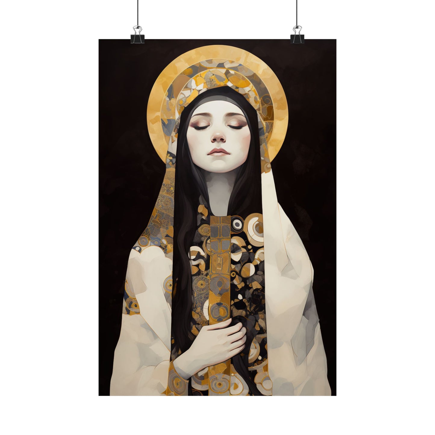 Saint Marie Magdalen Postel Print - Sanctified Souls Print - Multiple Sizes - Premium Matte Vertical Posters