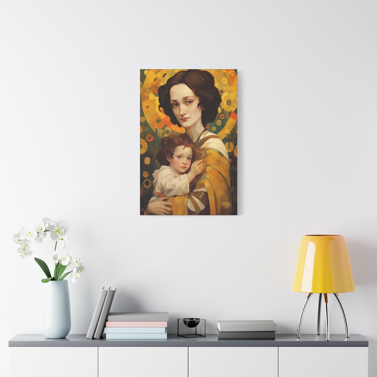 Saint Gianna Beretta Molla  - Gallery Wrapped Canvas - Sanctified Souls Print - Religious Art for your Home