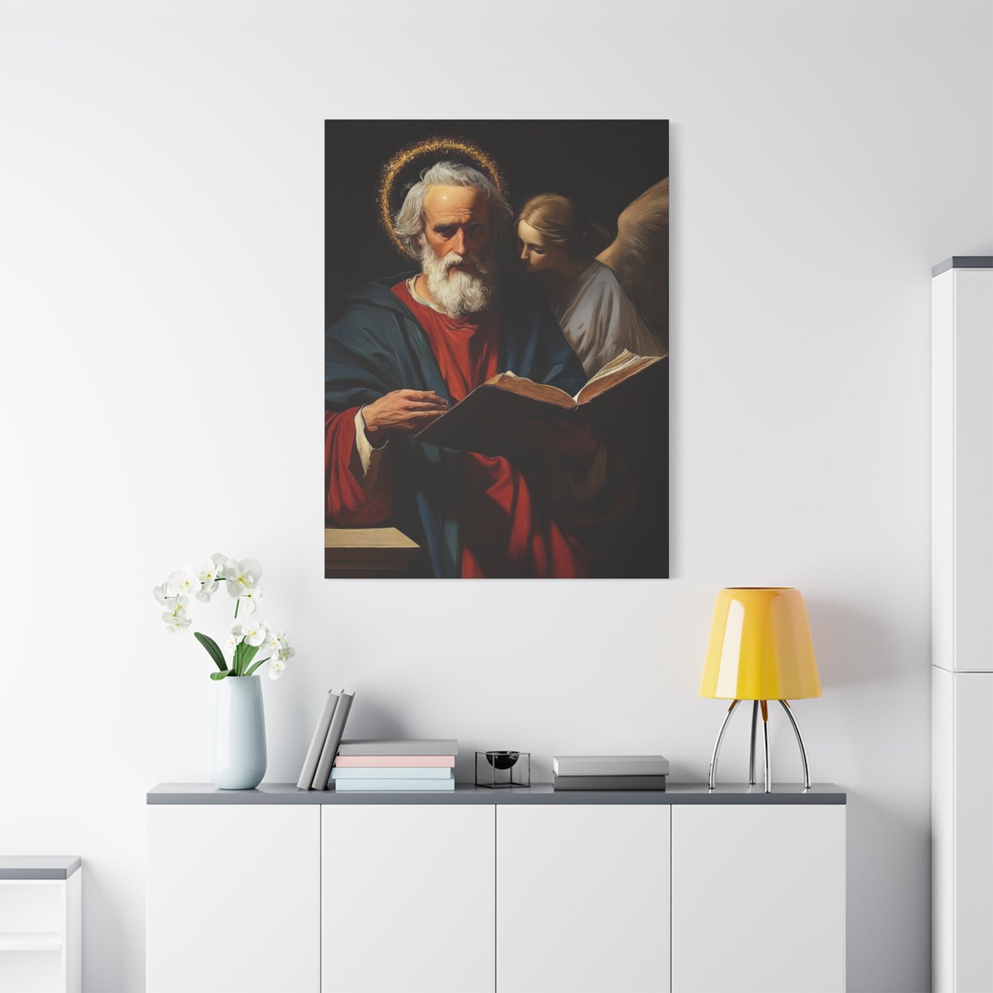 Saint Matthew the Apostle - Gallery Wrapped Canvas - Print - Religious Art for your Home - Catholic