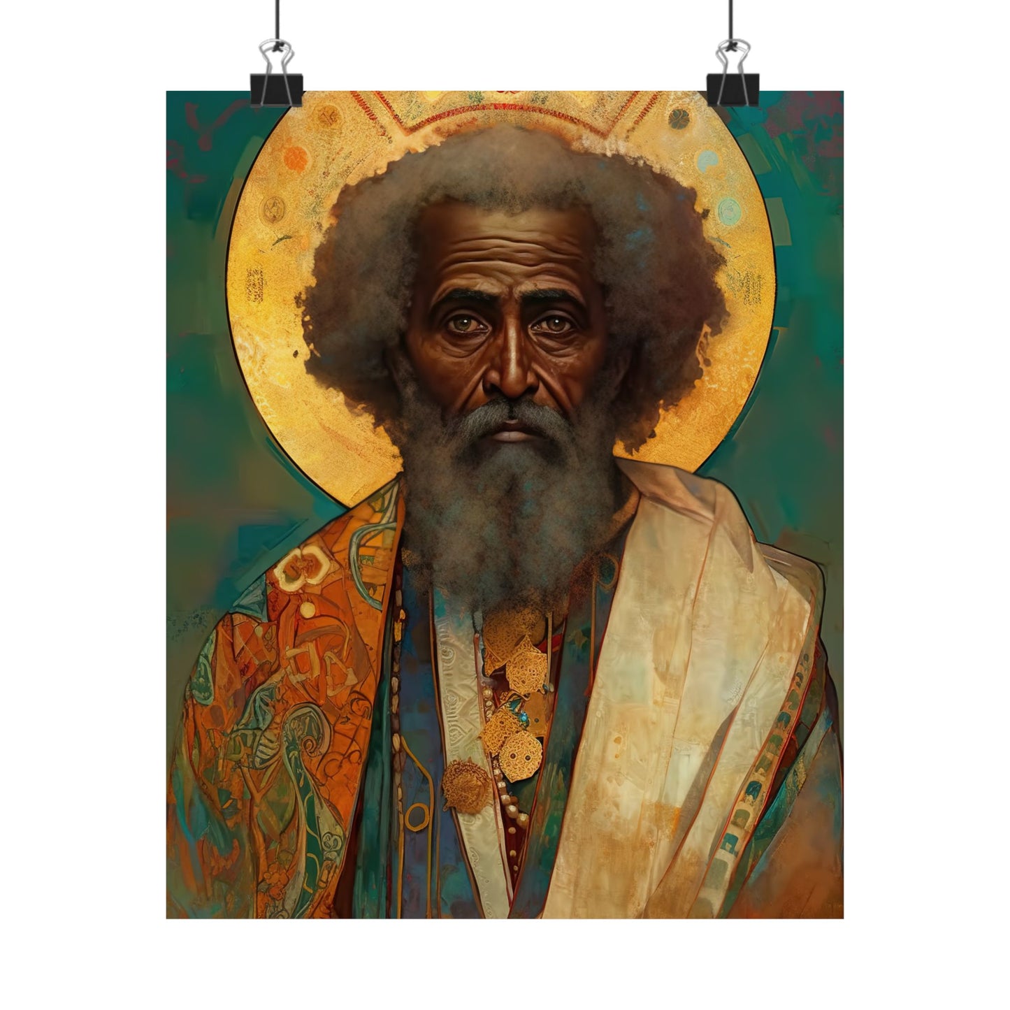 Saint Moses - Sanctified Souls Print - Multiple Sizes - Premium Matte Vertical Posters