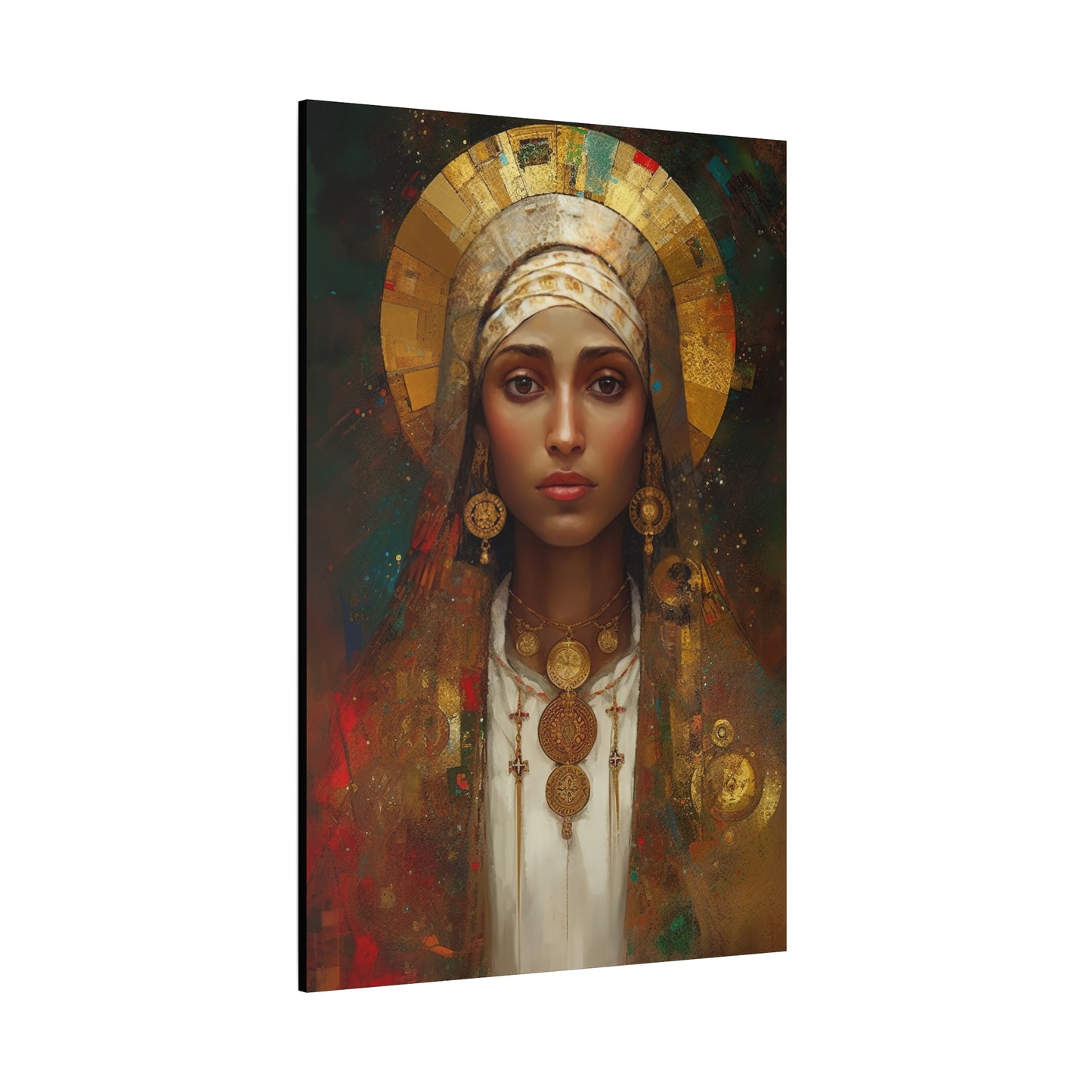 Saint Julia of Carthage - Museum Wrapped Canvas - Sanctified Souls Print - Religious Art for your Home