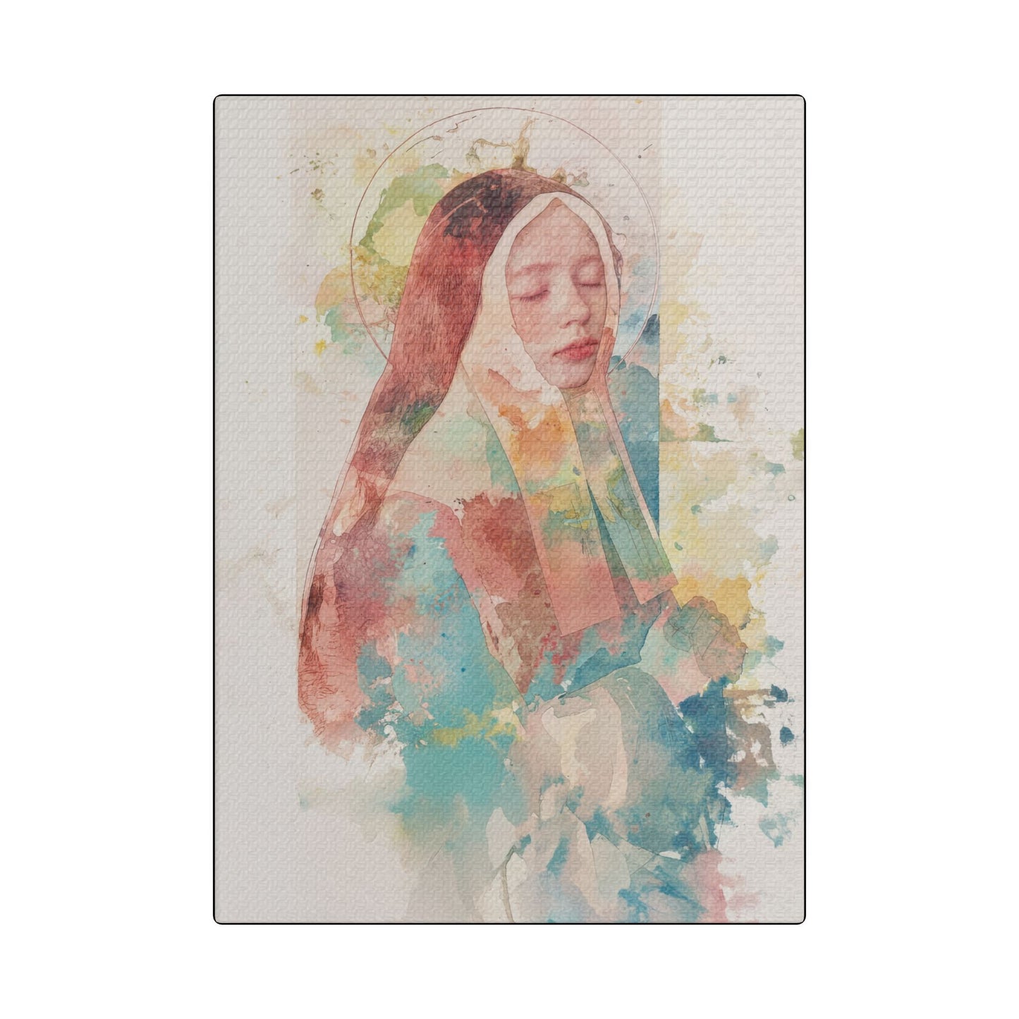 Saint Bernadette - Museum Wrapped Canvas - Sanctified Souls Print - Religious Art for your Home