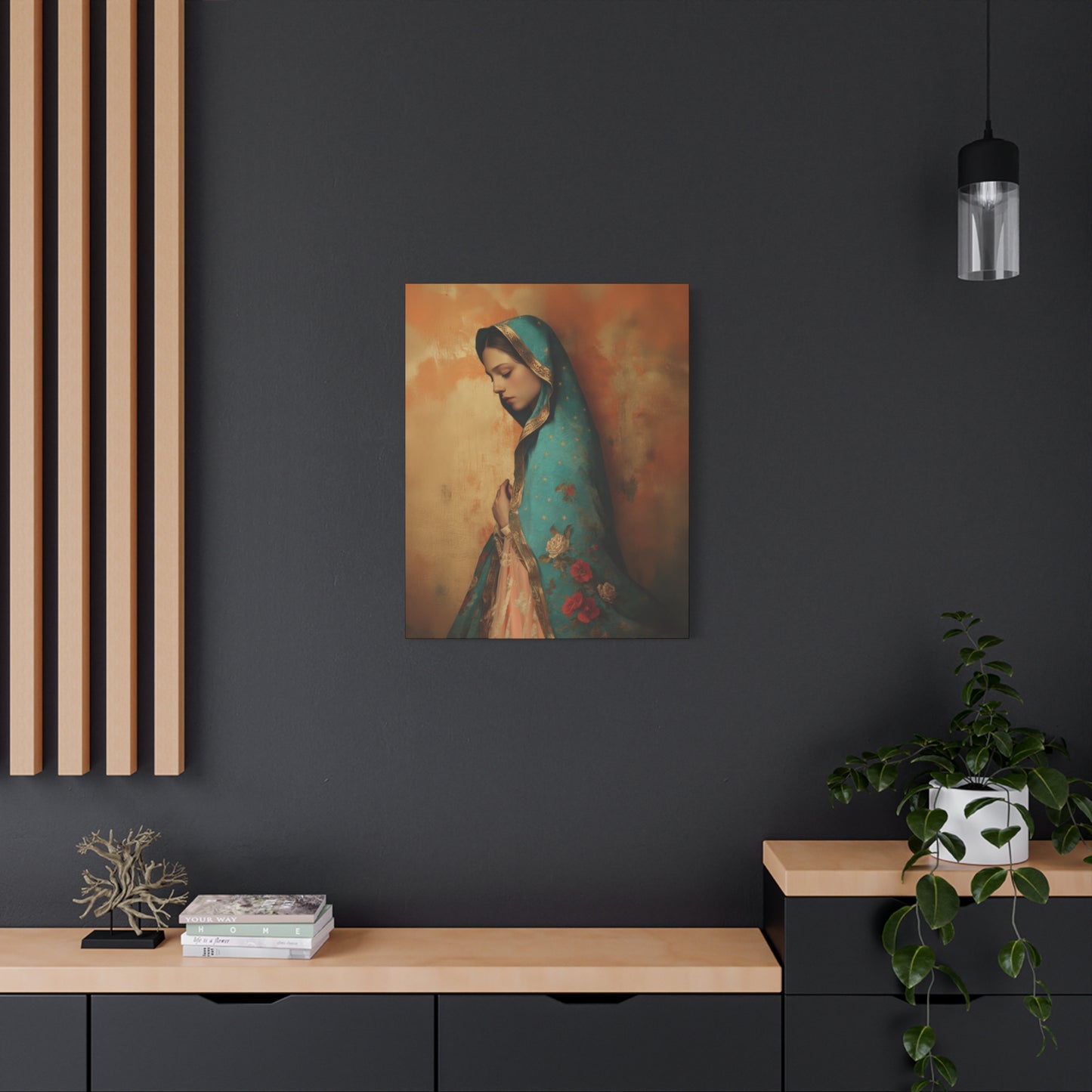 Our Lady of Guadalupe - Gallery Wrapped Canvas - Print - Religious Art for your Home - Catholic Art
