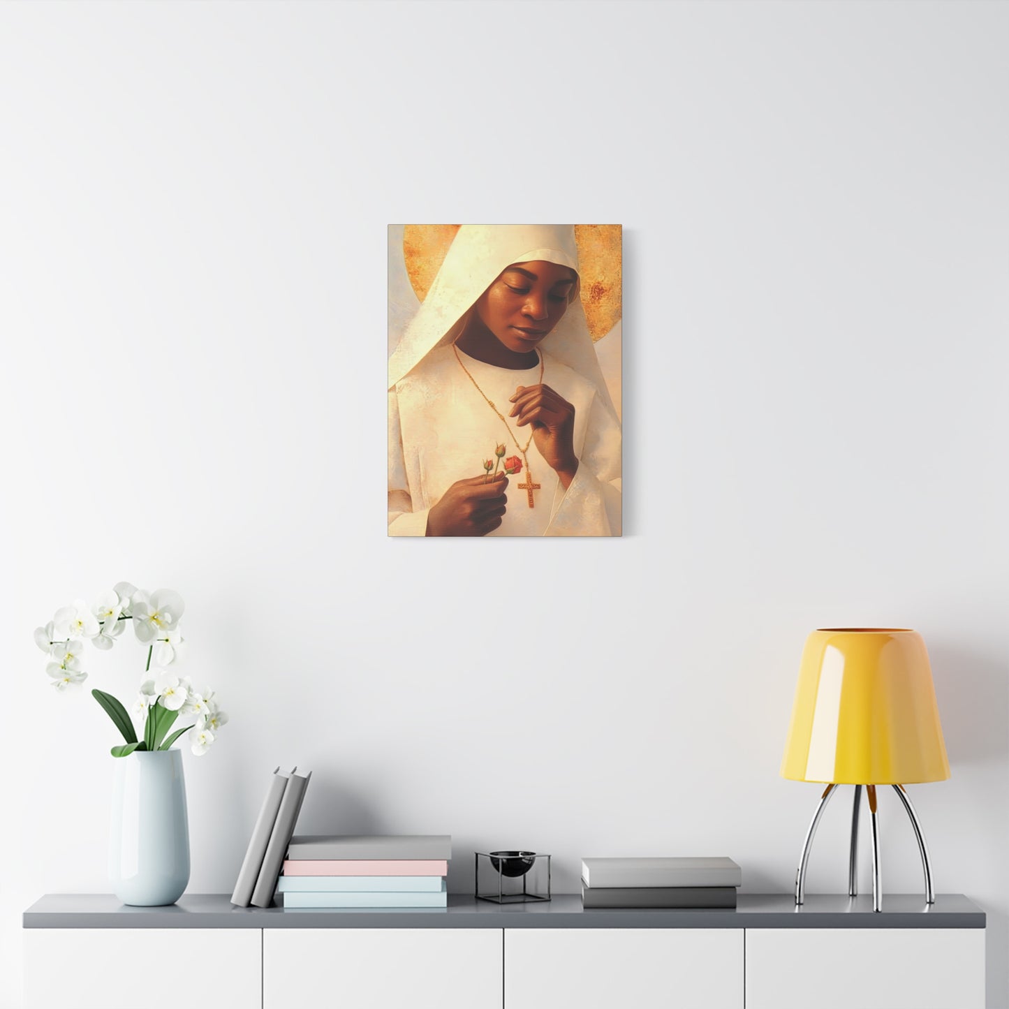 Blessed Marie-Clementine Anuarite Nengapeta - Gallery Wrapped Canvas - Print - Religious Art for your Home - Catholic art print