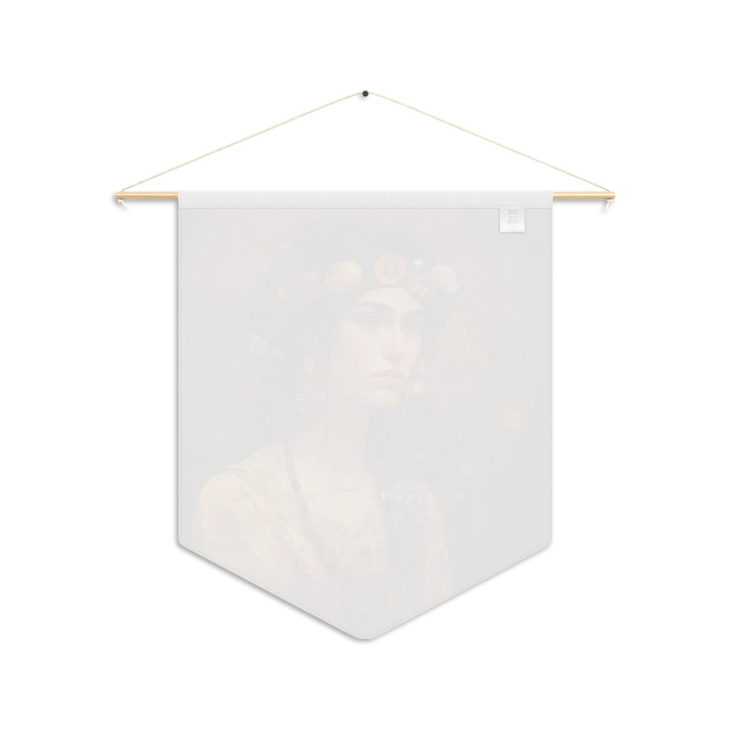 Saint Lydia Purpuraria Wall Banner / Wall Hanging / Pennant - Religious Wall Tapestry - Catholic Art - 18" x 21"
