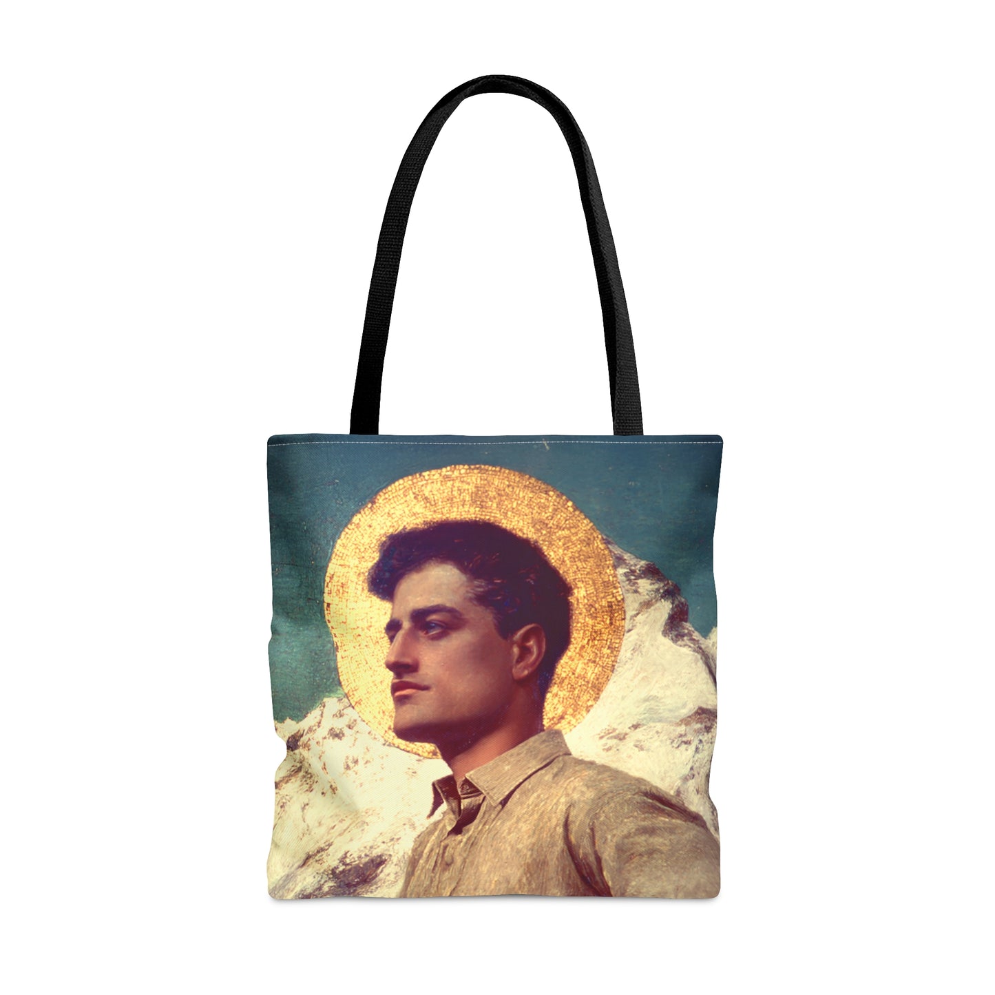Saint Pier Giorgio Frassati - Tote Bag - Large Medium Small Faith Art Bag - Bible Study Faith Purse - Double Sided