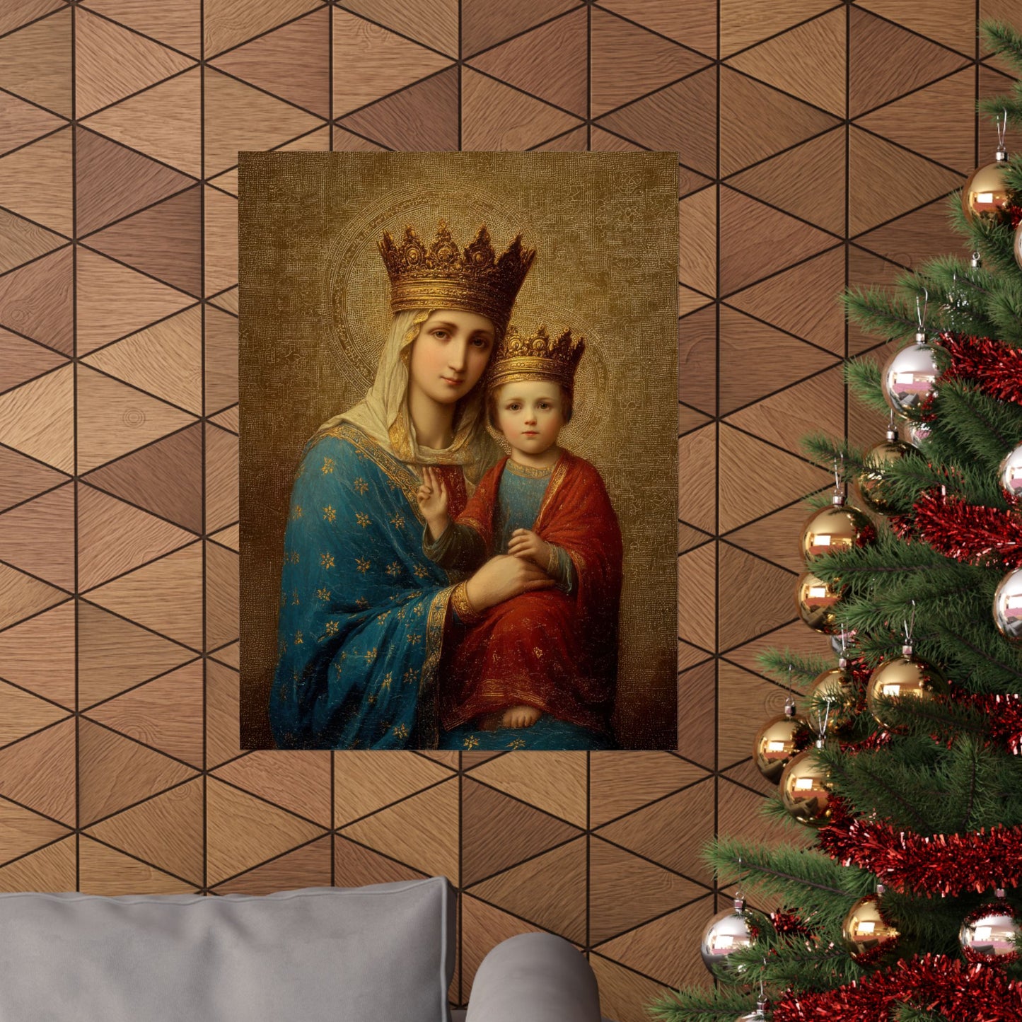 Madonna della Strada - Our Lady of the Way - Sanctified Souls Print - Multiple Sizes - Premium Matte Vertical Posters