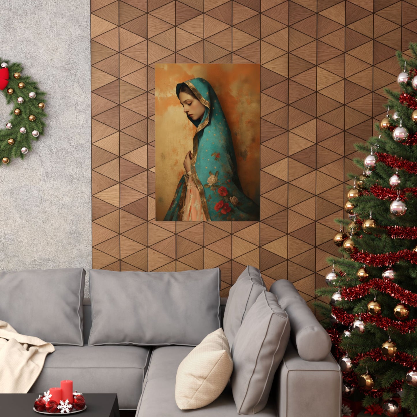 Our Lady of Guadalupe - Sanctified Souls Print - Multiple Sizes - Premium Matte Vertical Posters