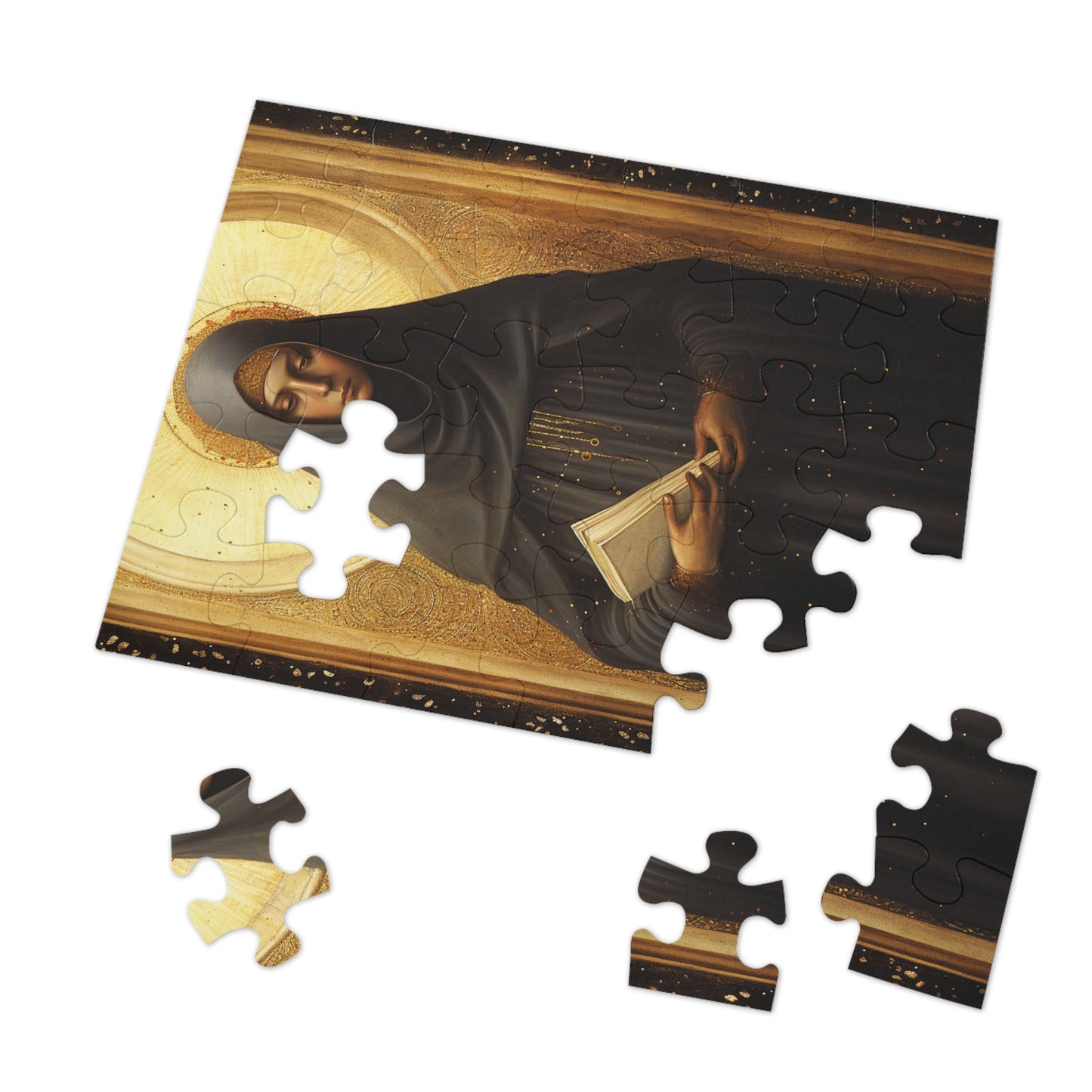 Saint Monica of Hippo - Puzzle and Keepsake Tin - Religious Jigsaw Puzzle (30, 110, 252, 500,1000-Piece) - Religious Puzzle