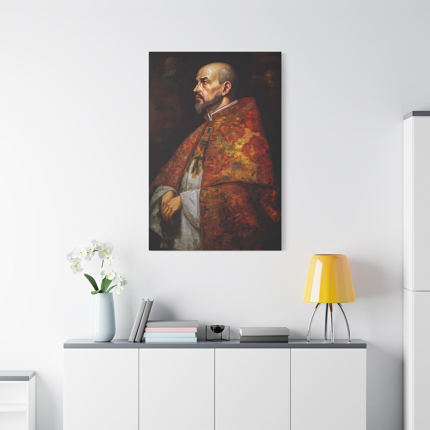 Saint Ignatius of Loyola Canvas Print - Multiple Sizes - Catholic Home art - Museum Wrapped Canvas - Sanctified Souls Print