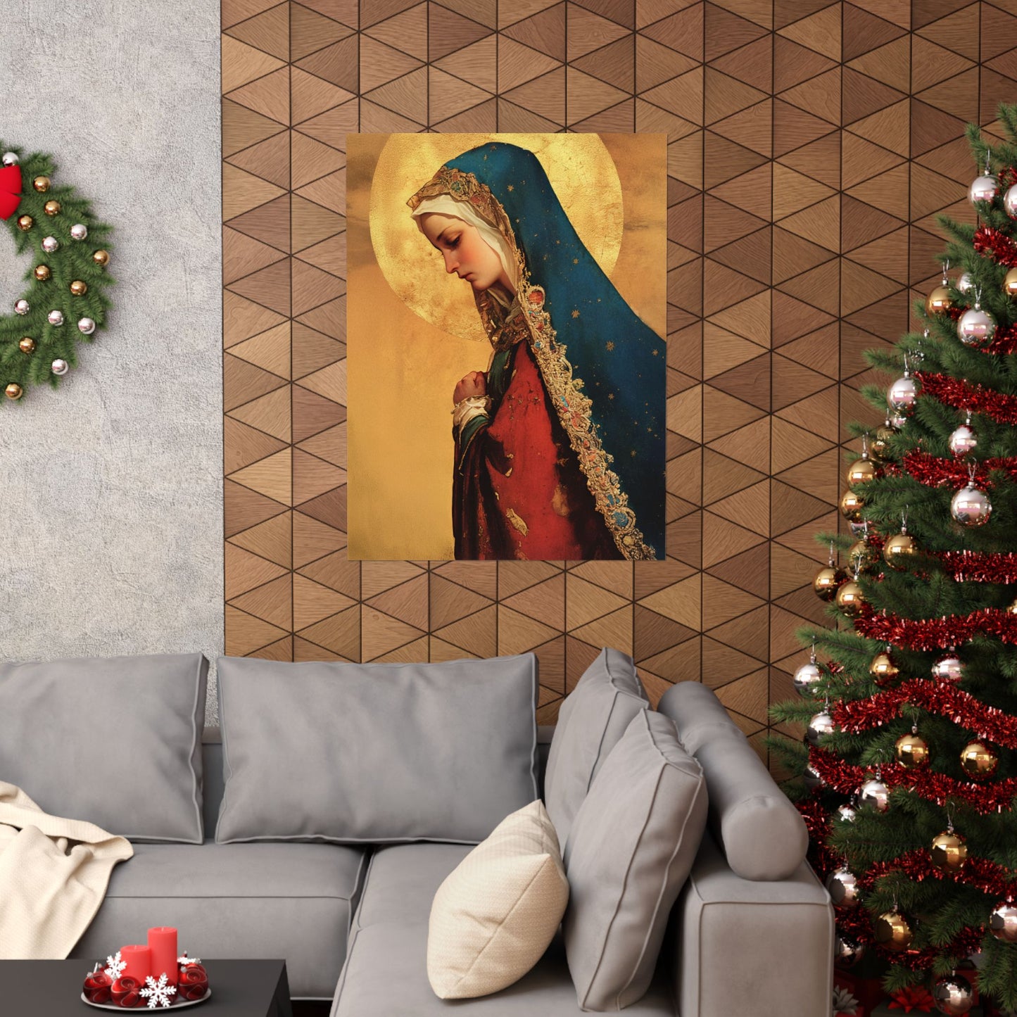 Our Lady of Mercy / Our Lady of Ransom -  Catholic Art - Multiple Sizes - Premium Posters - Catholic Art - Christian Home - Mother Mary