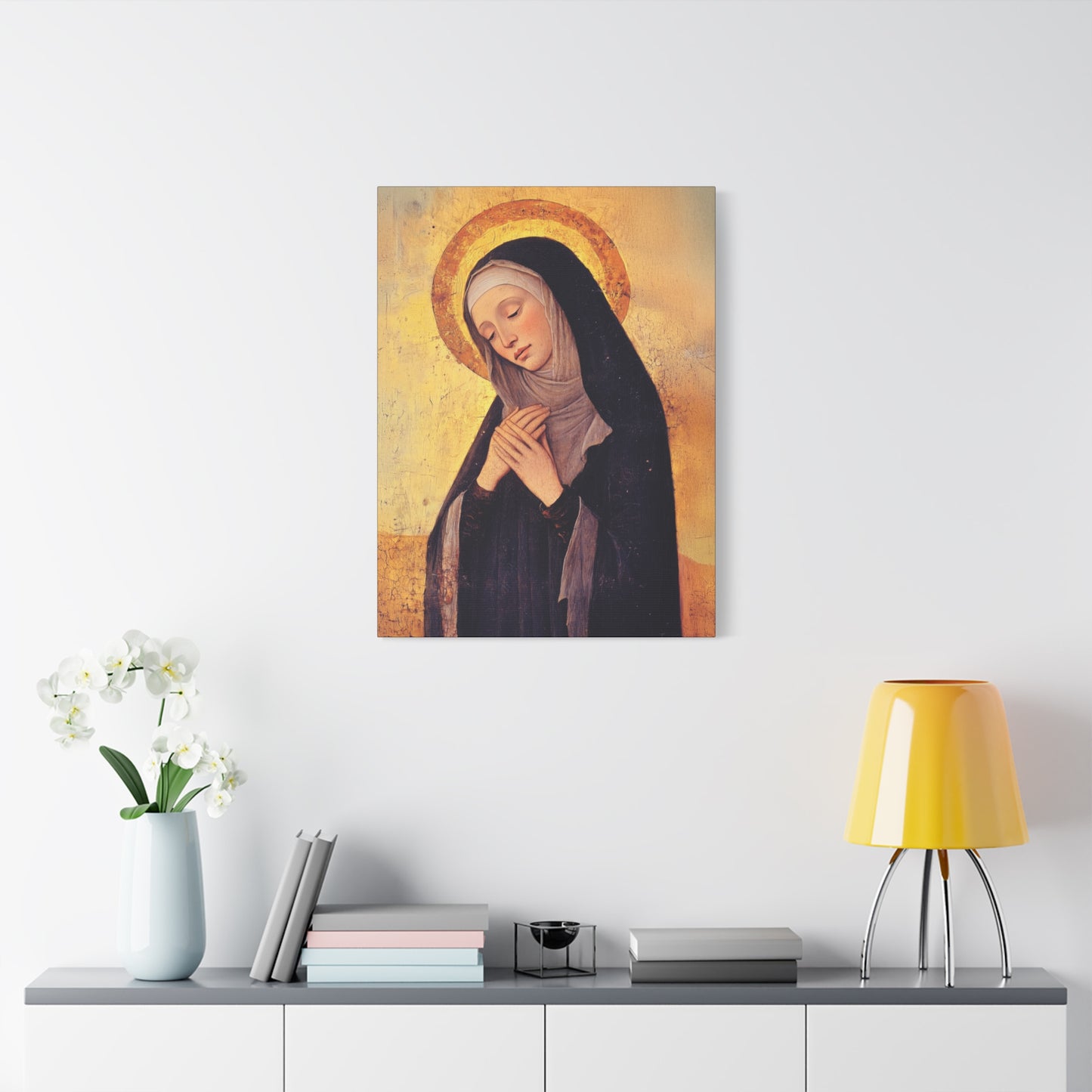 Saint Syncletica of Alexandria - Desert Mother - Gallery Wrapped Canvas - Print - Religious Art for your Home - Catholic