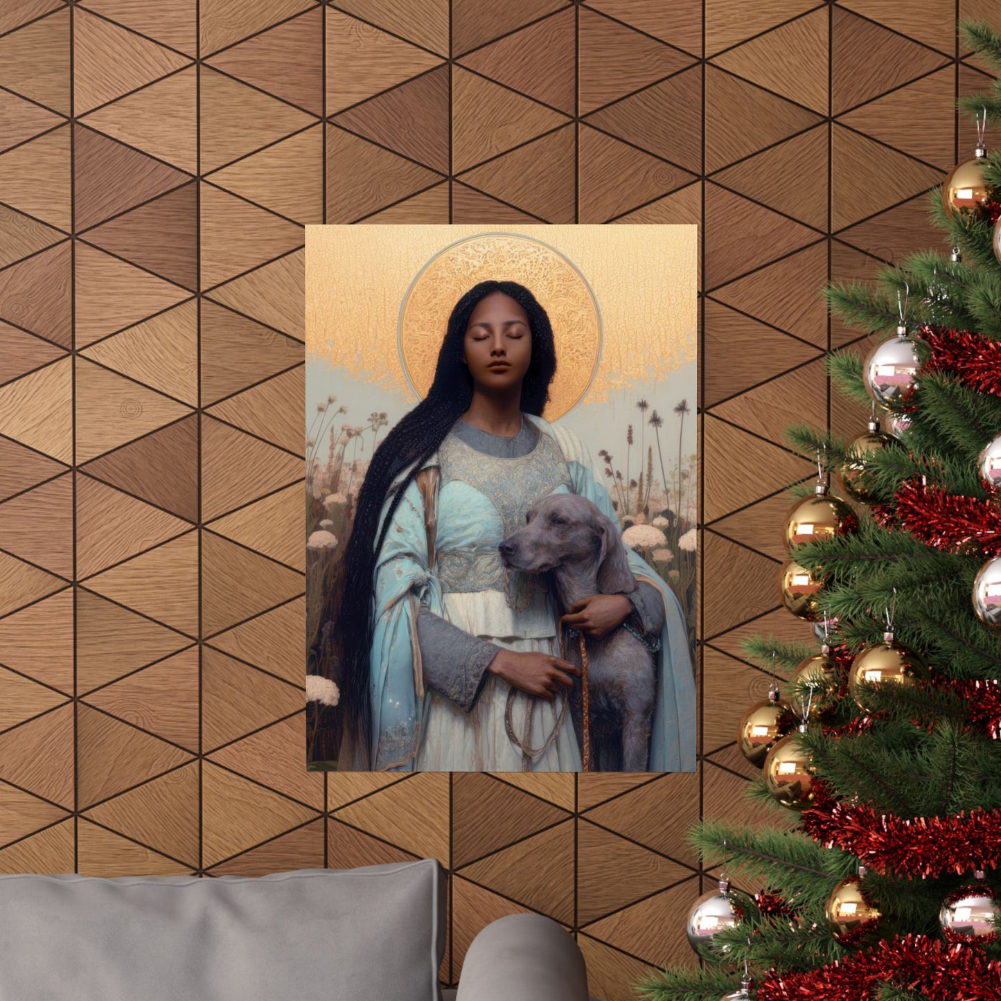 Saint Quiteria - Sanctified Souls Print - Multiple Sizes - Premium Matte Vertical Posters