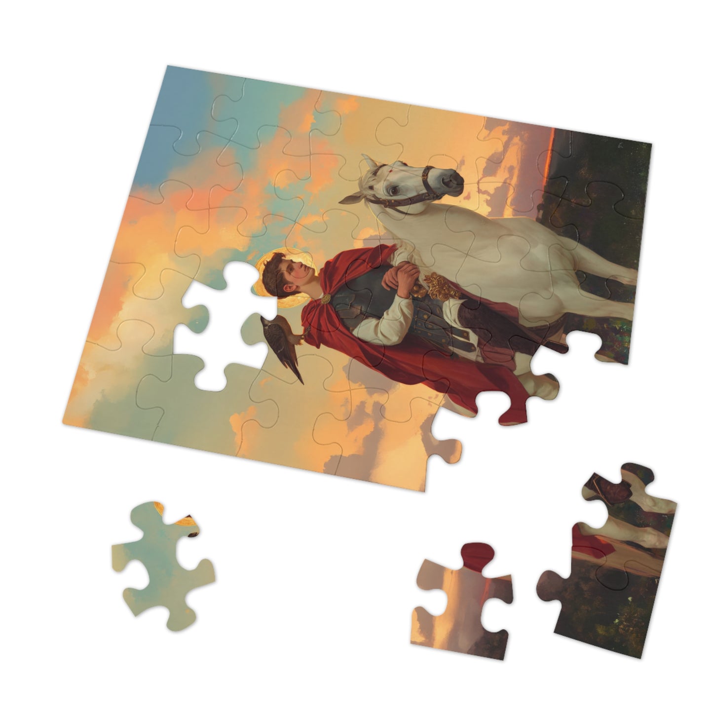 Saint Tryphon - Puzzle & Keepsake Tin - Religious Jigsaw Puzzle (30, 110, 252, 500,1000-Piece)