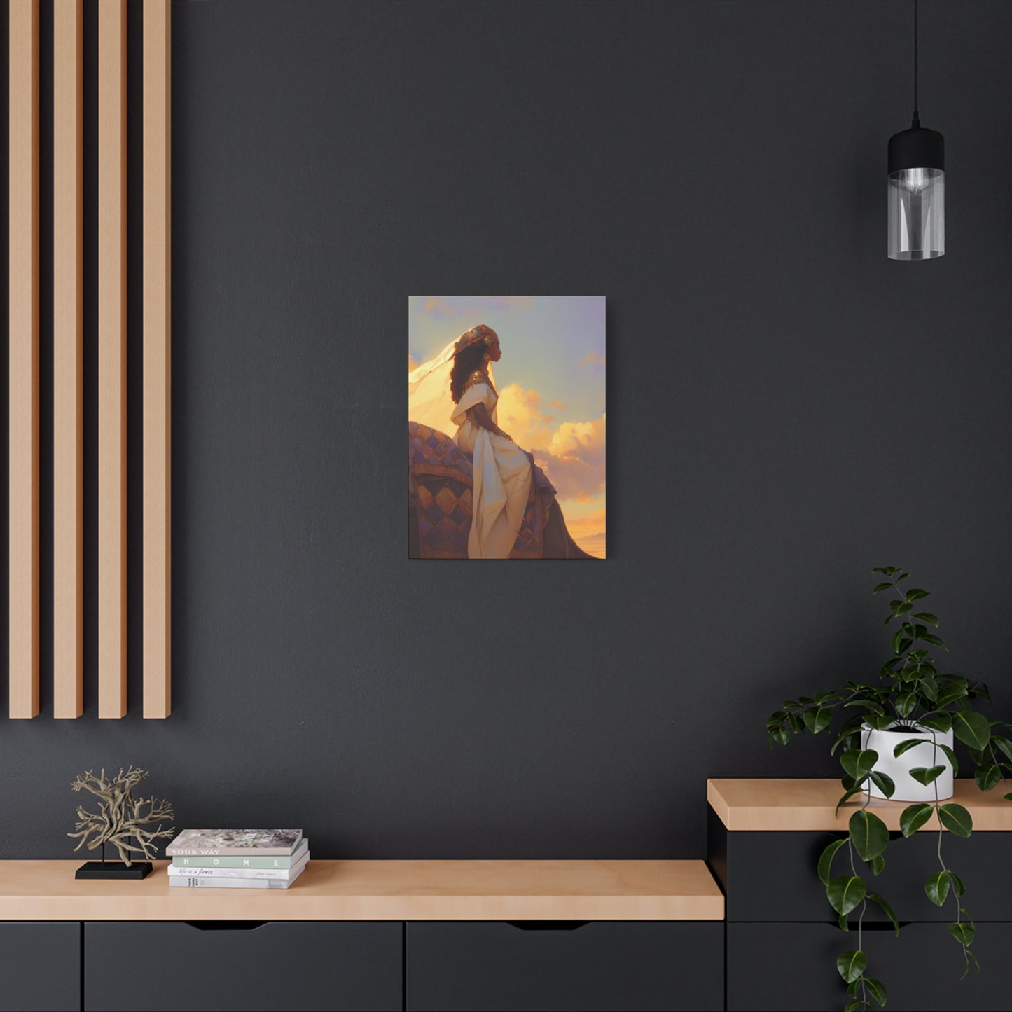 Queen of Sheba - Gallery Wrapped Canvas - Print - Religious Art for your Home - Catholic Art