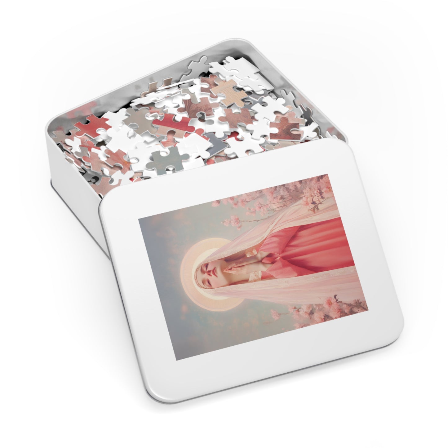 Saint Illuminata - Puzzle & Keepsake Tin - Religious Jigsaw Puzzle (30, 110, 252, 500,1000-Piece)